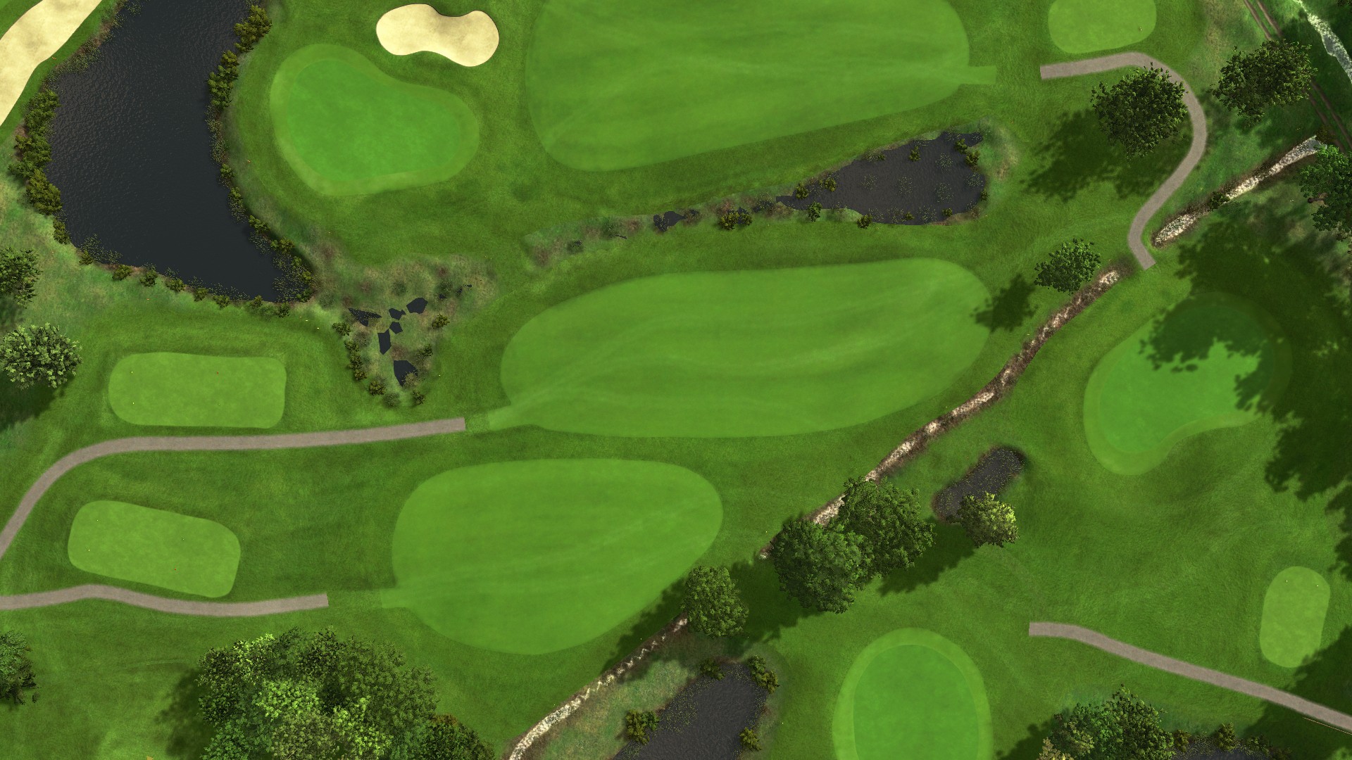 Hole 2 at Achimer Golfclub 9-hole course