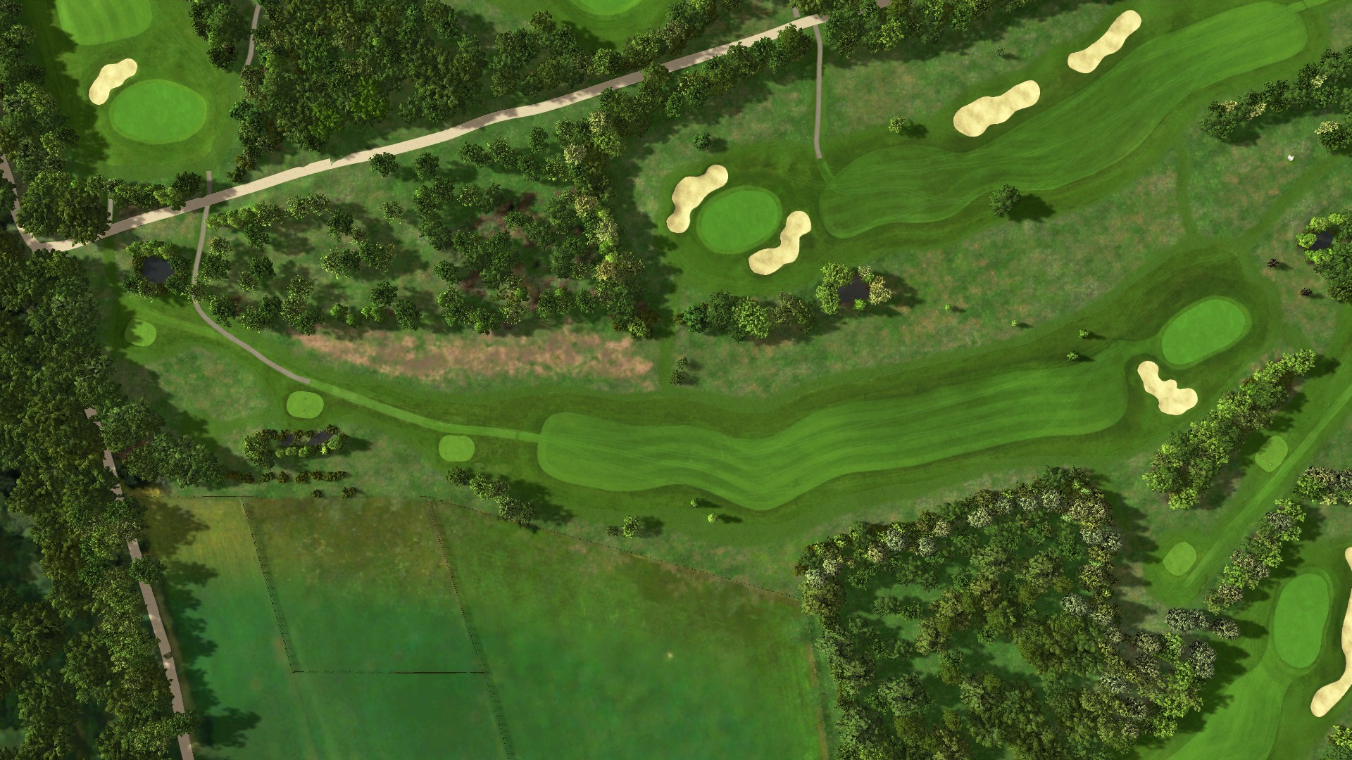 Hole 2 at Achimer Golfclub 18-hole course