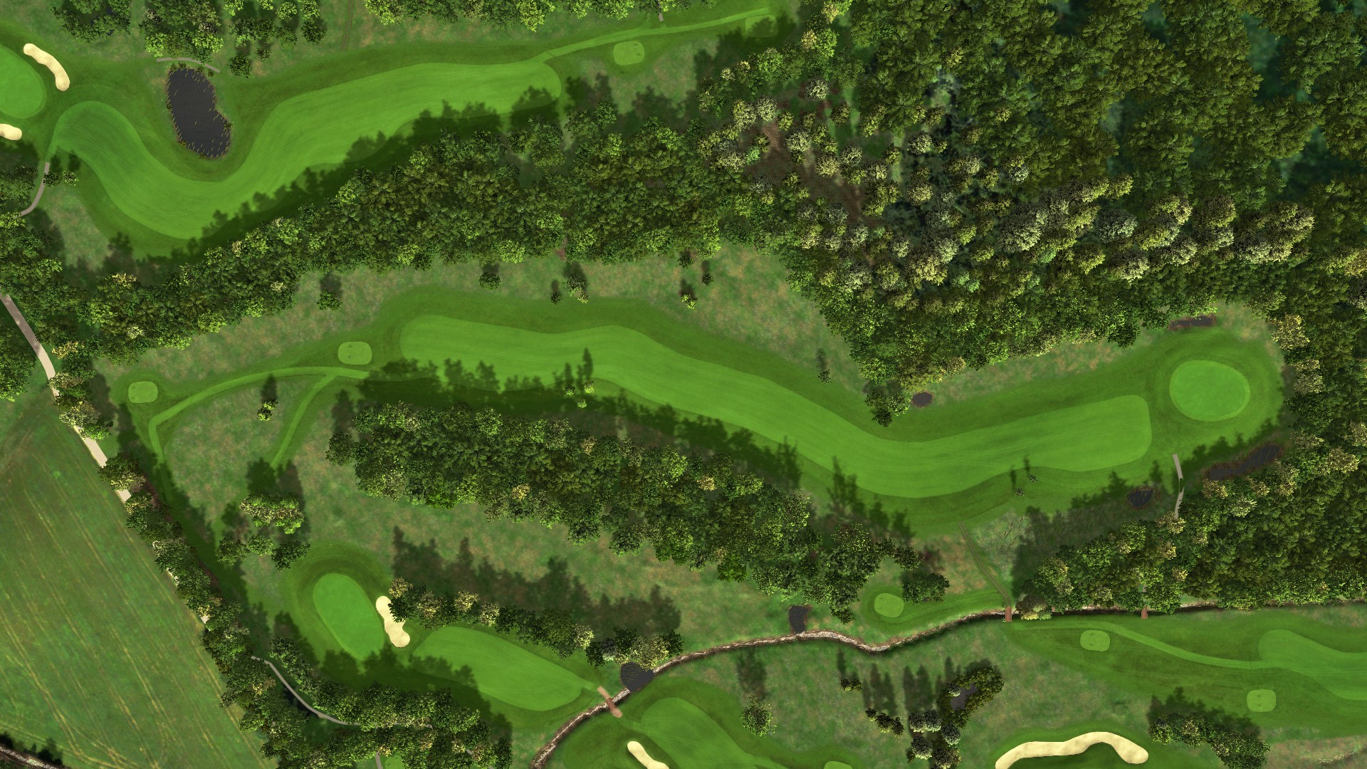 Hole 3 at Achimer Golfclub 18-hole course