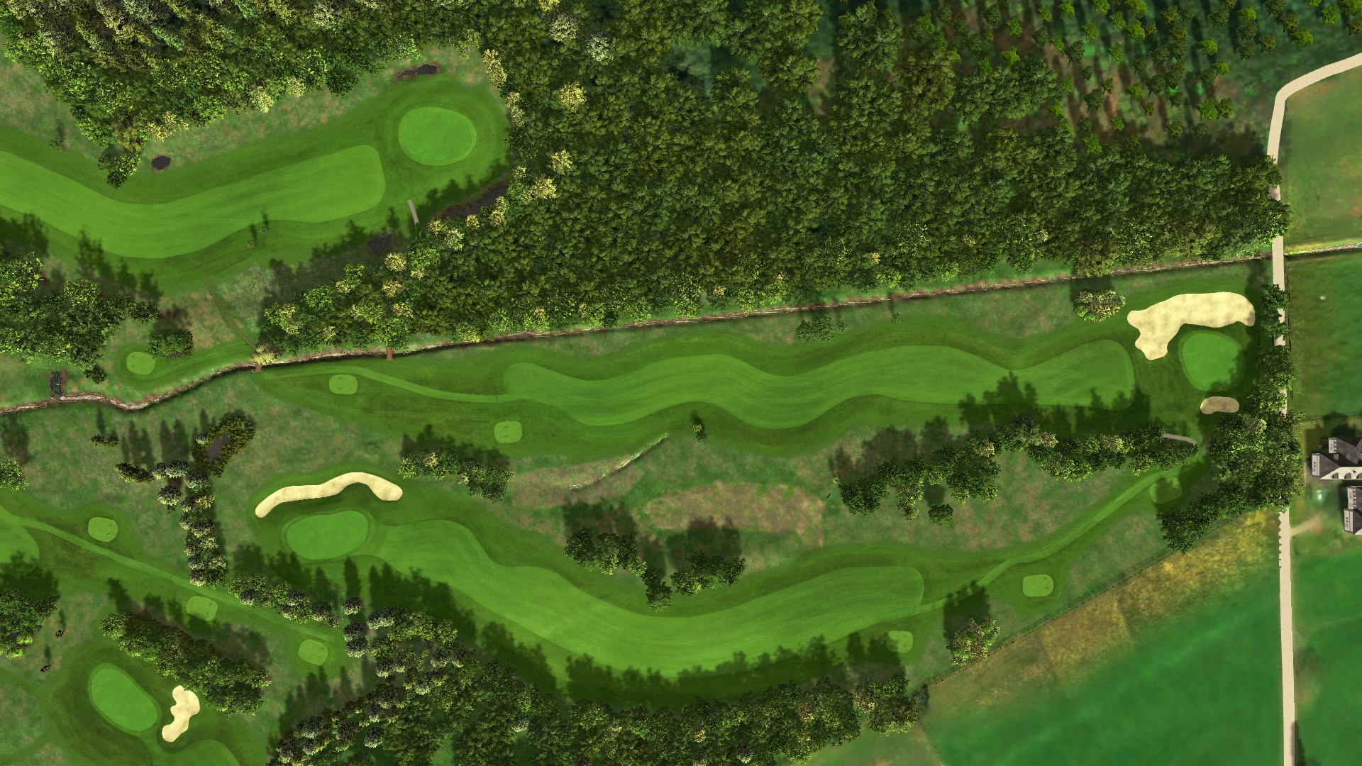 Hole 4 at Achimer Golfclub 18-hole course