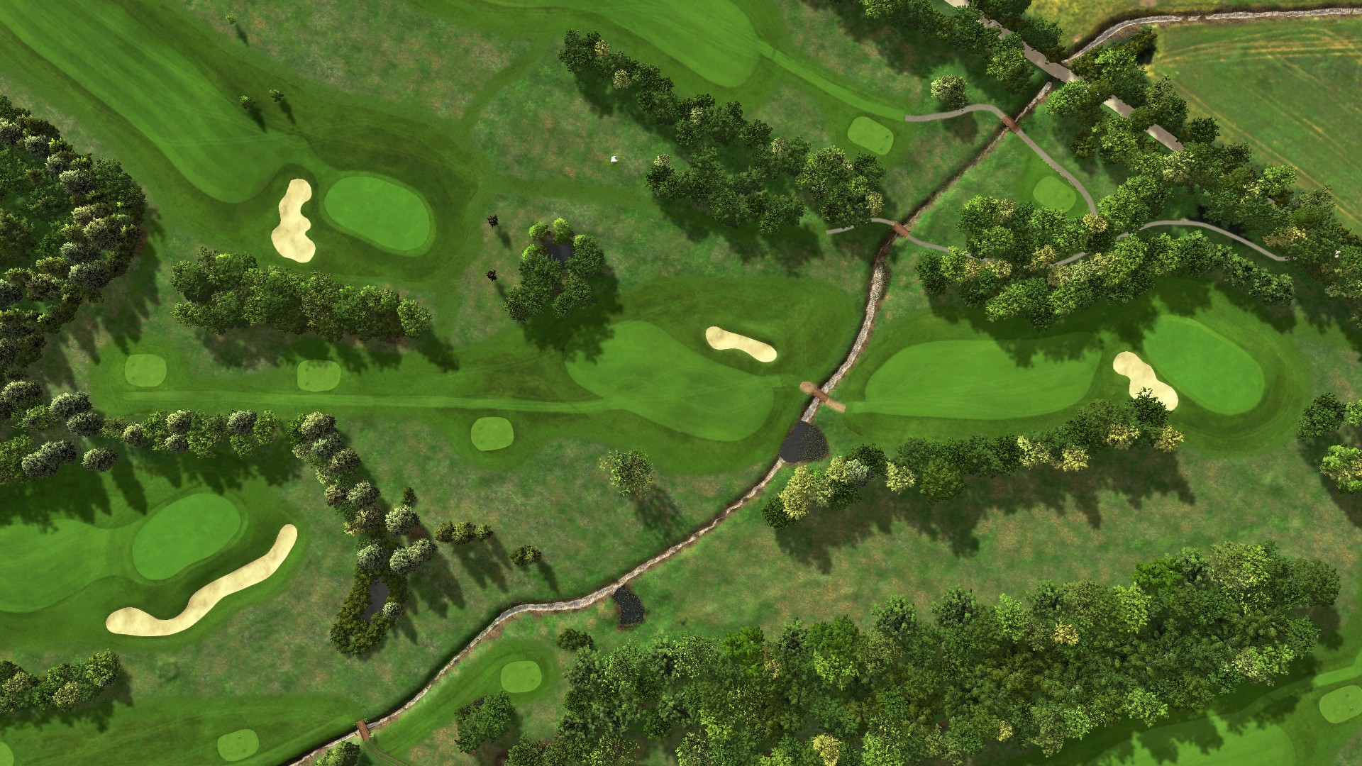 Hole 6 at Achimer Golfclub 18-hole course