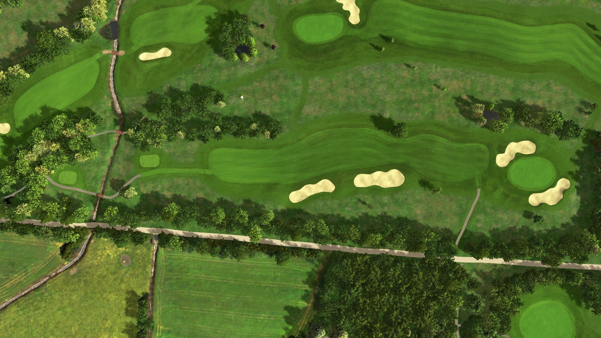 Hole 7 at Achimer Golfclub 18-hole course