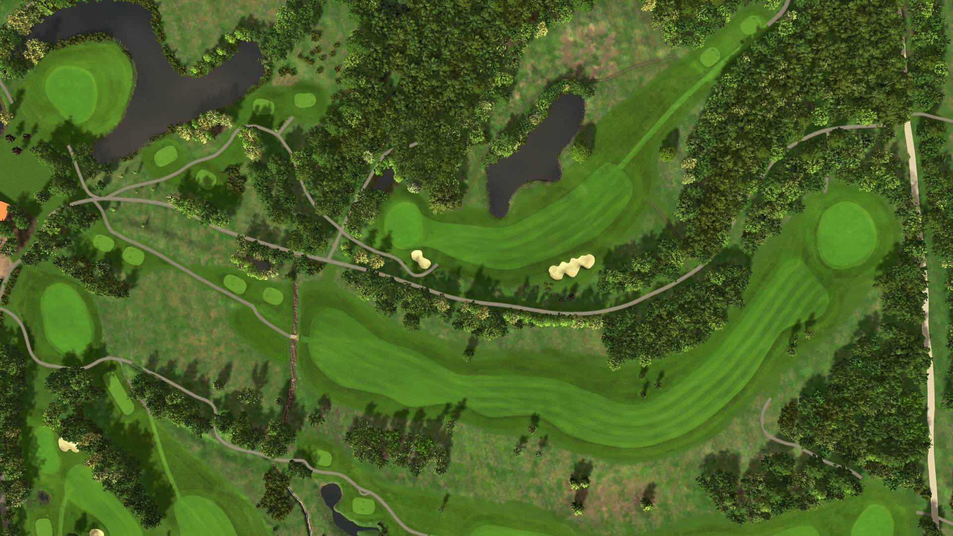 Hole 10 at Achimer Golfclub 18-hole course