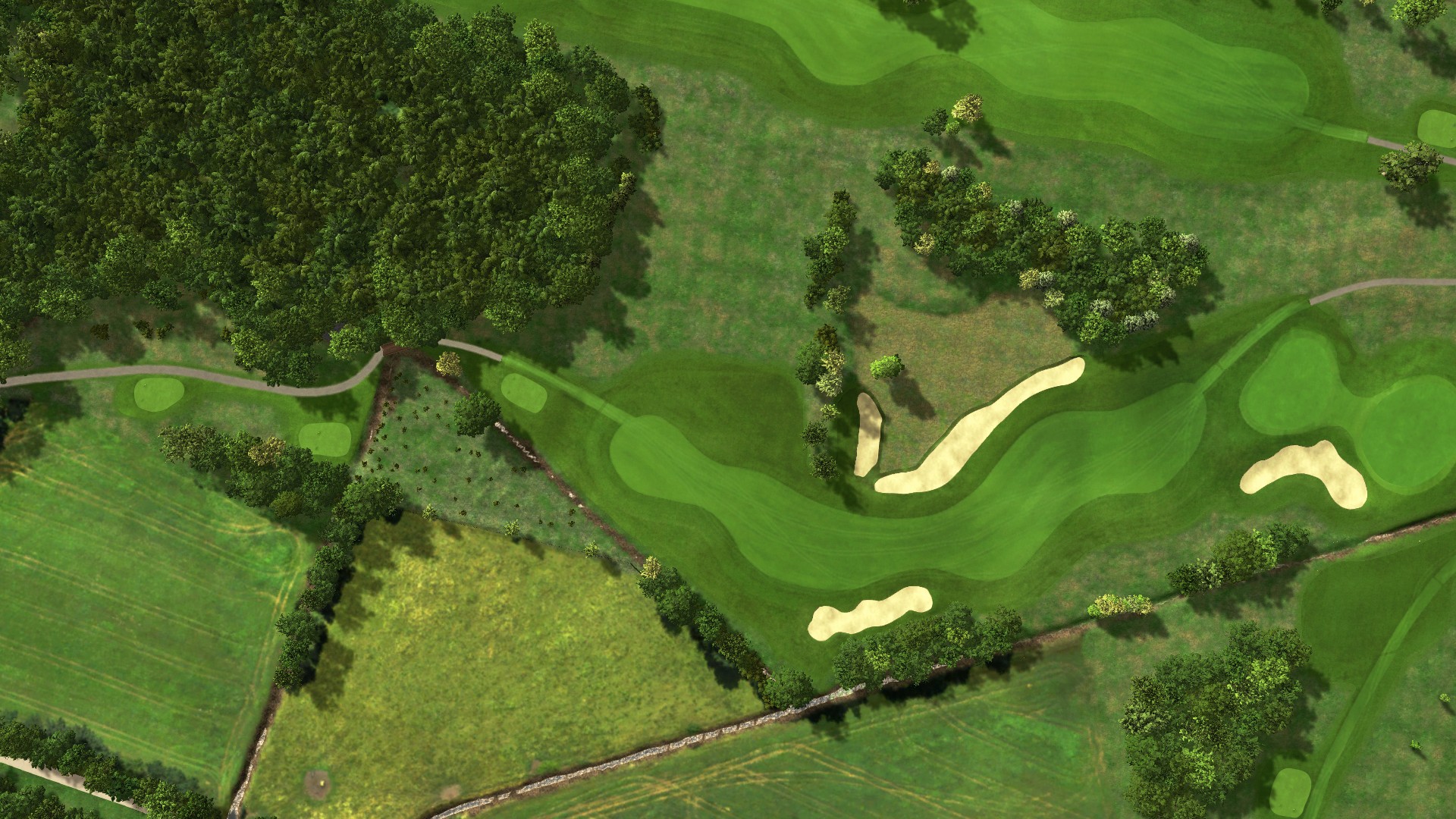 Hole 11 at Achimer Golfclub 18-hole course