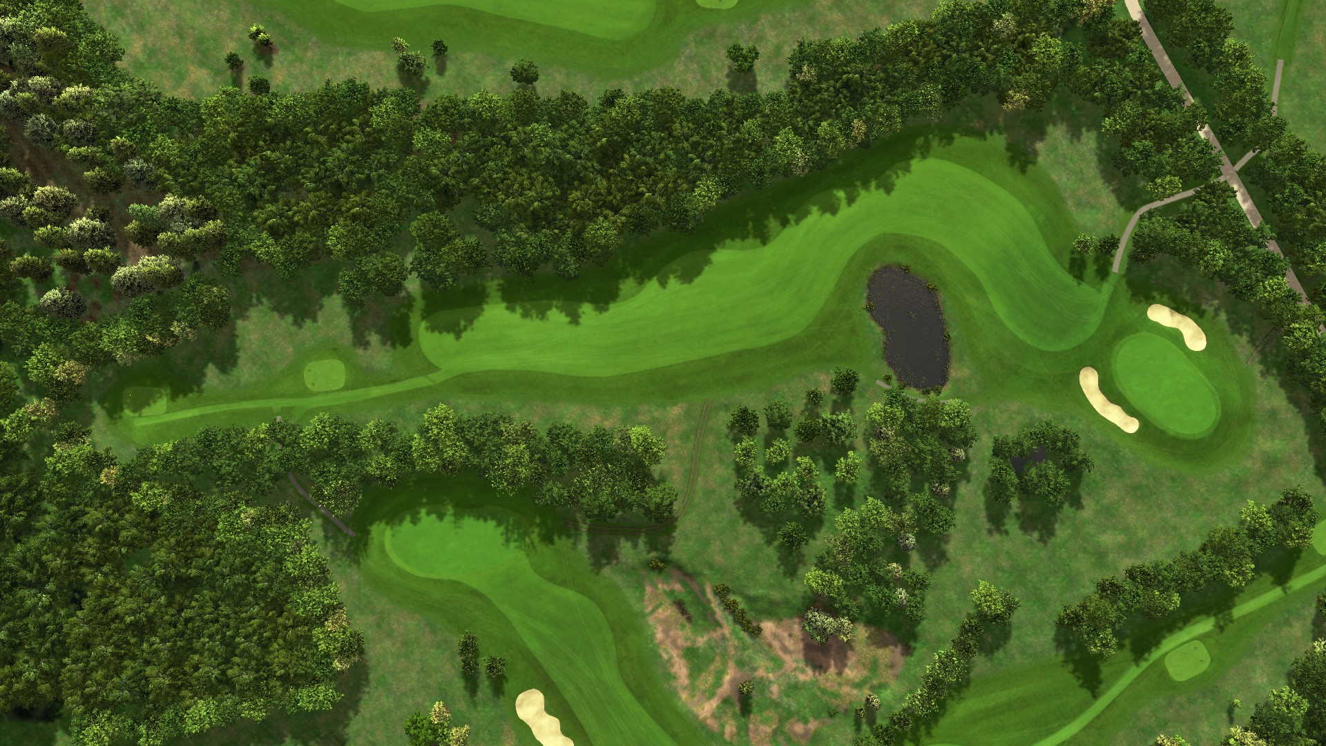 Hole 14 at Achimer Golfclub 18-hole course