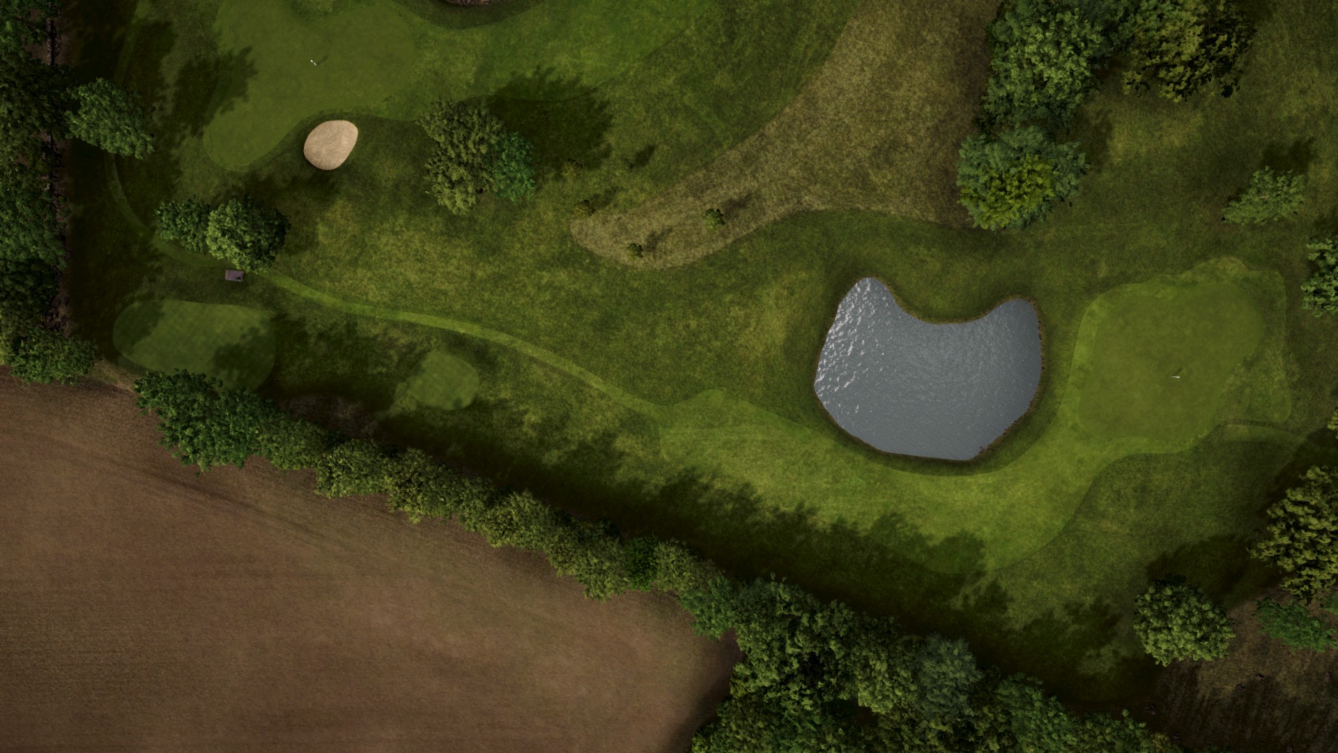 Hole 6 at Åkagården Golfklubb