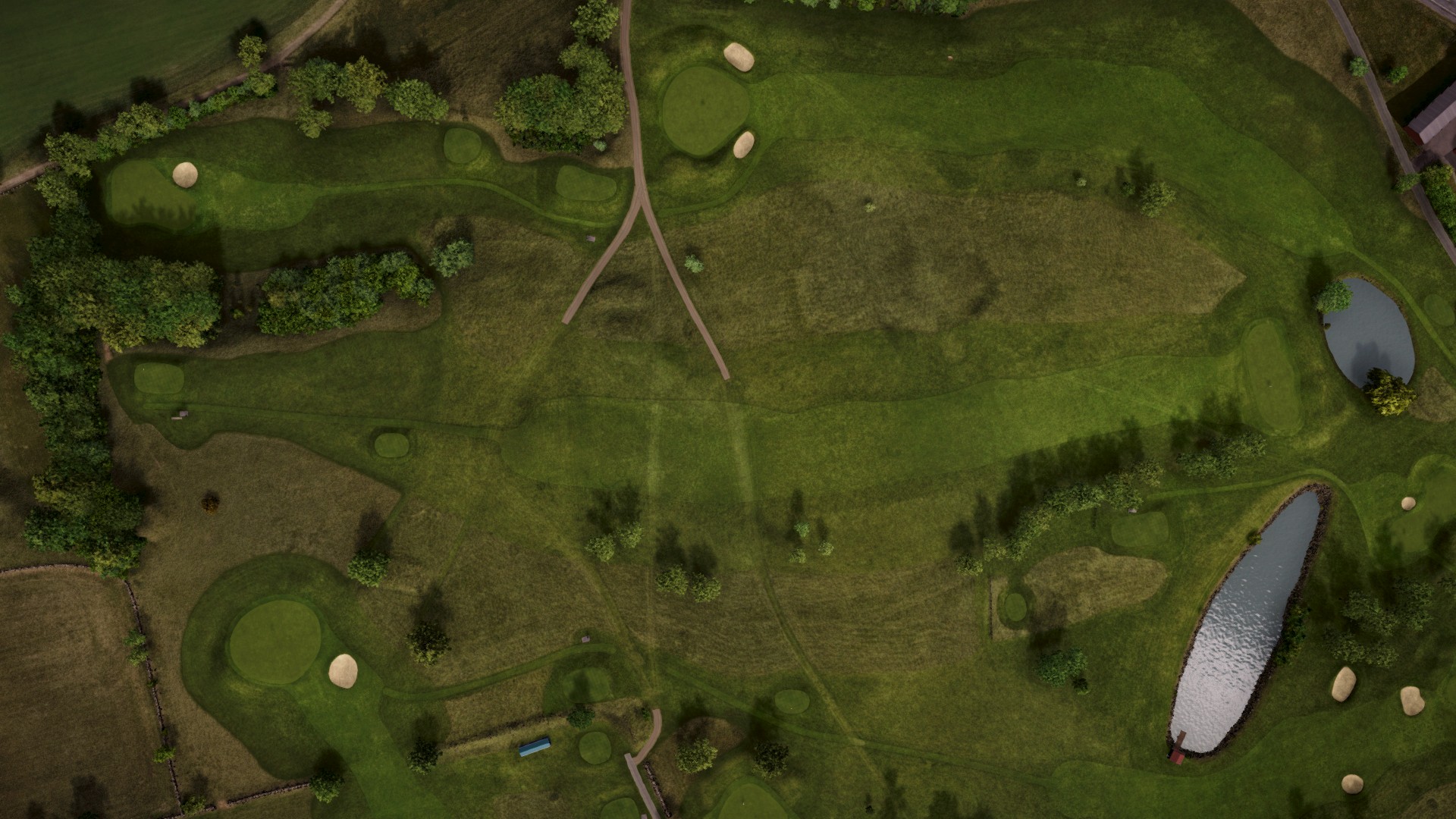 Hole 16 at Åkagården Golfklubb