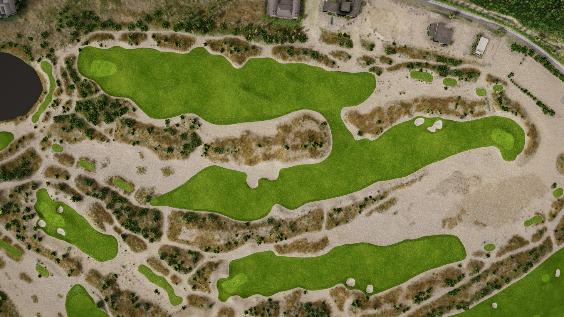 Hole 3 at Albany GC