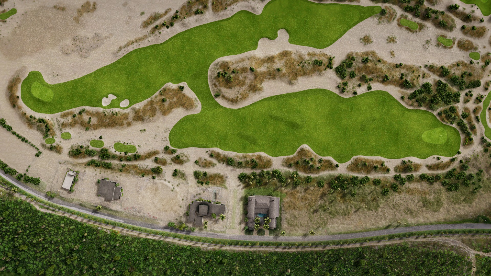 Hole 4 at Albany GC
