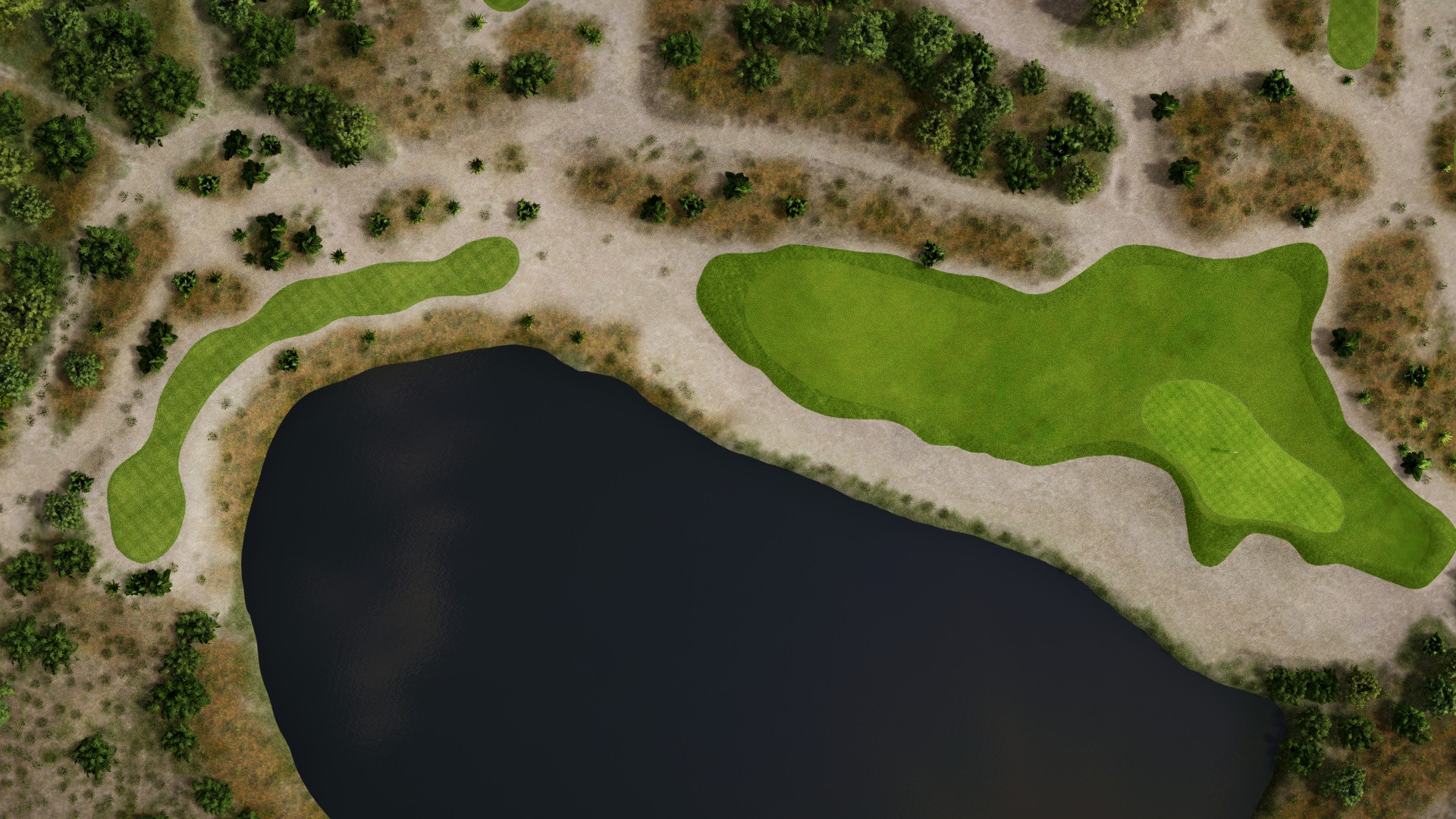 Hole 5 at Albany GC