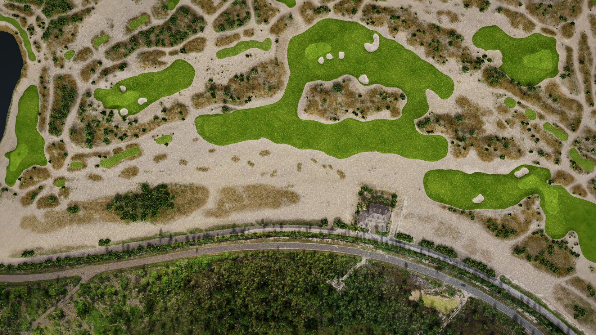 Hole 6 at Albany GC