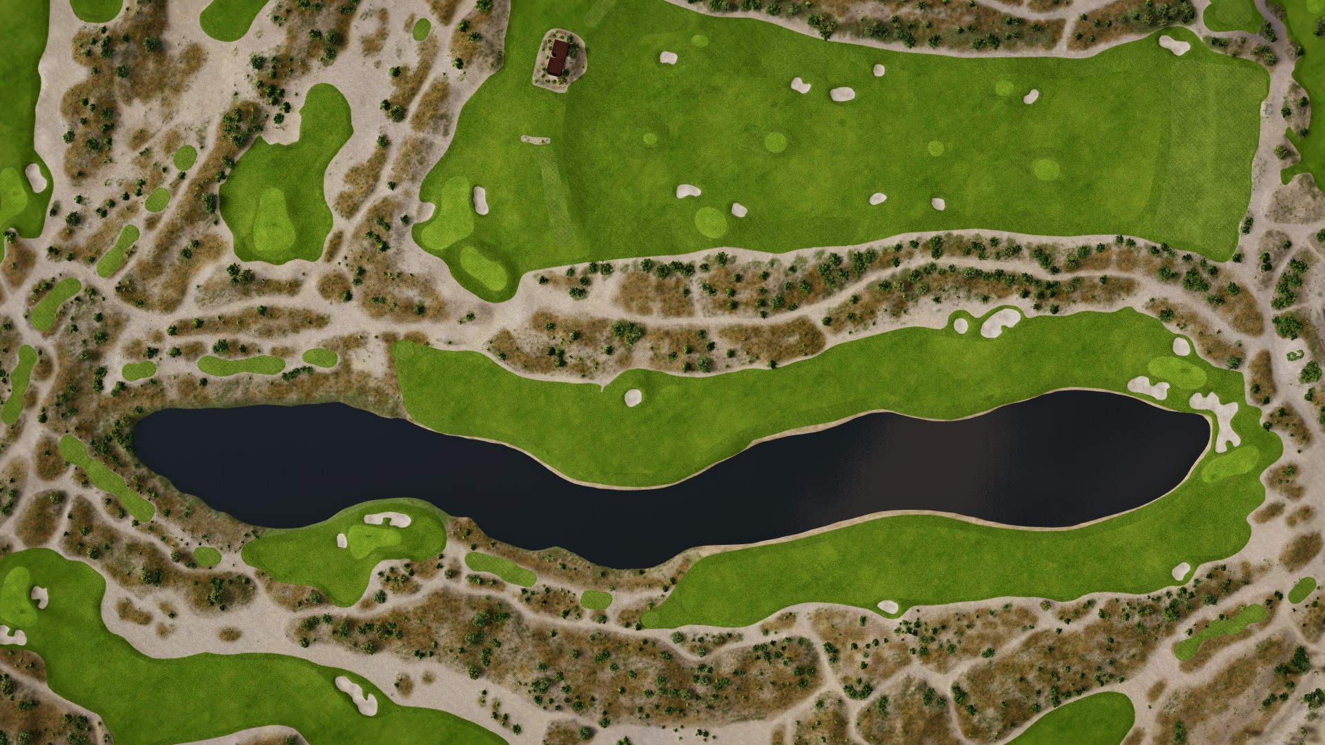 Hole 9 at Albany GC