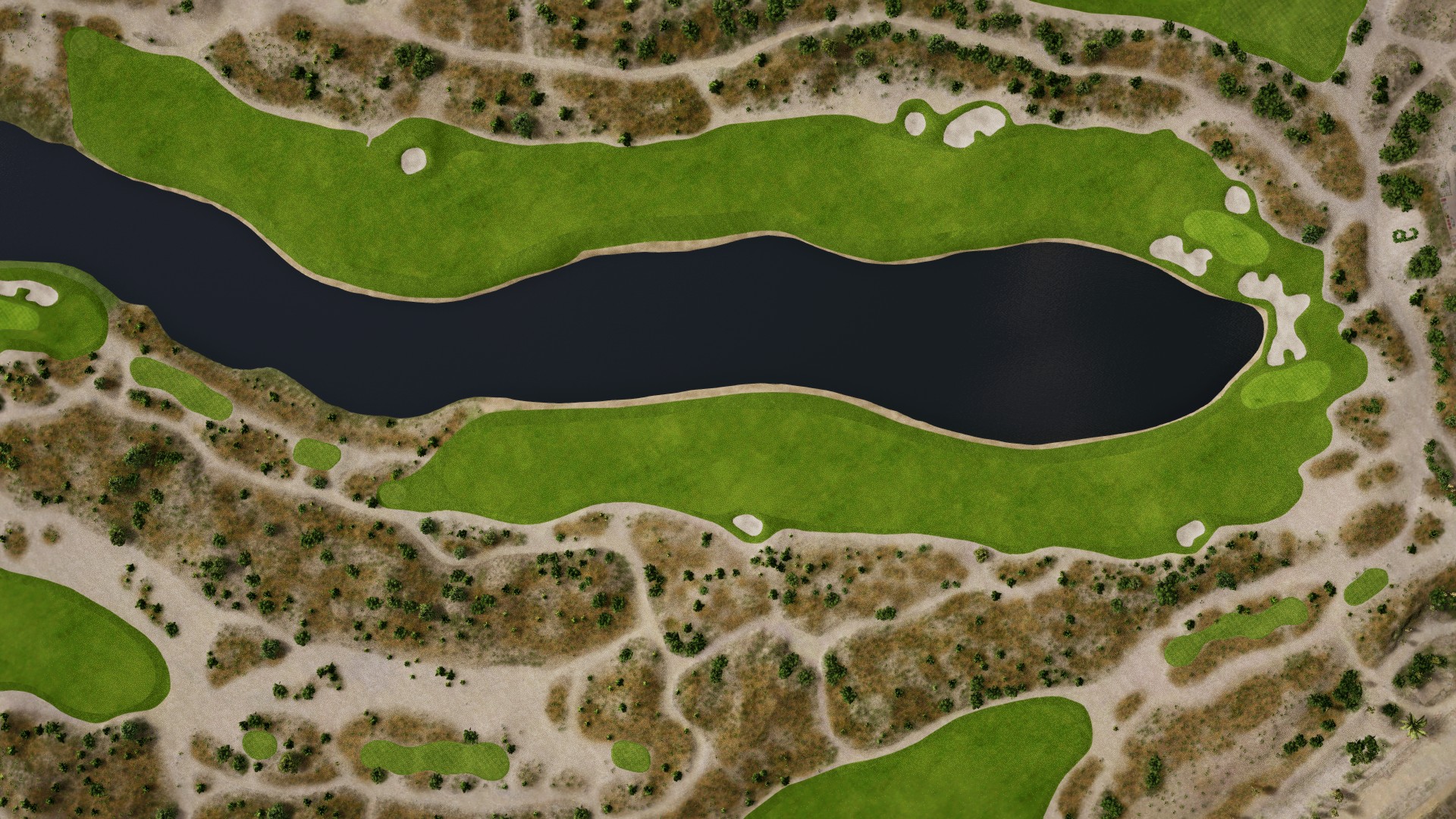 Hole 18 at Albany GC