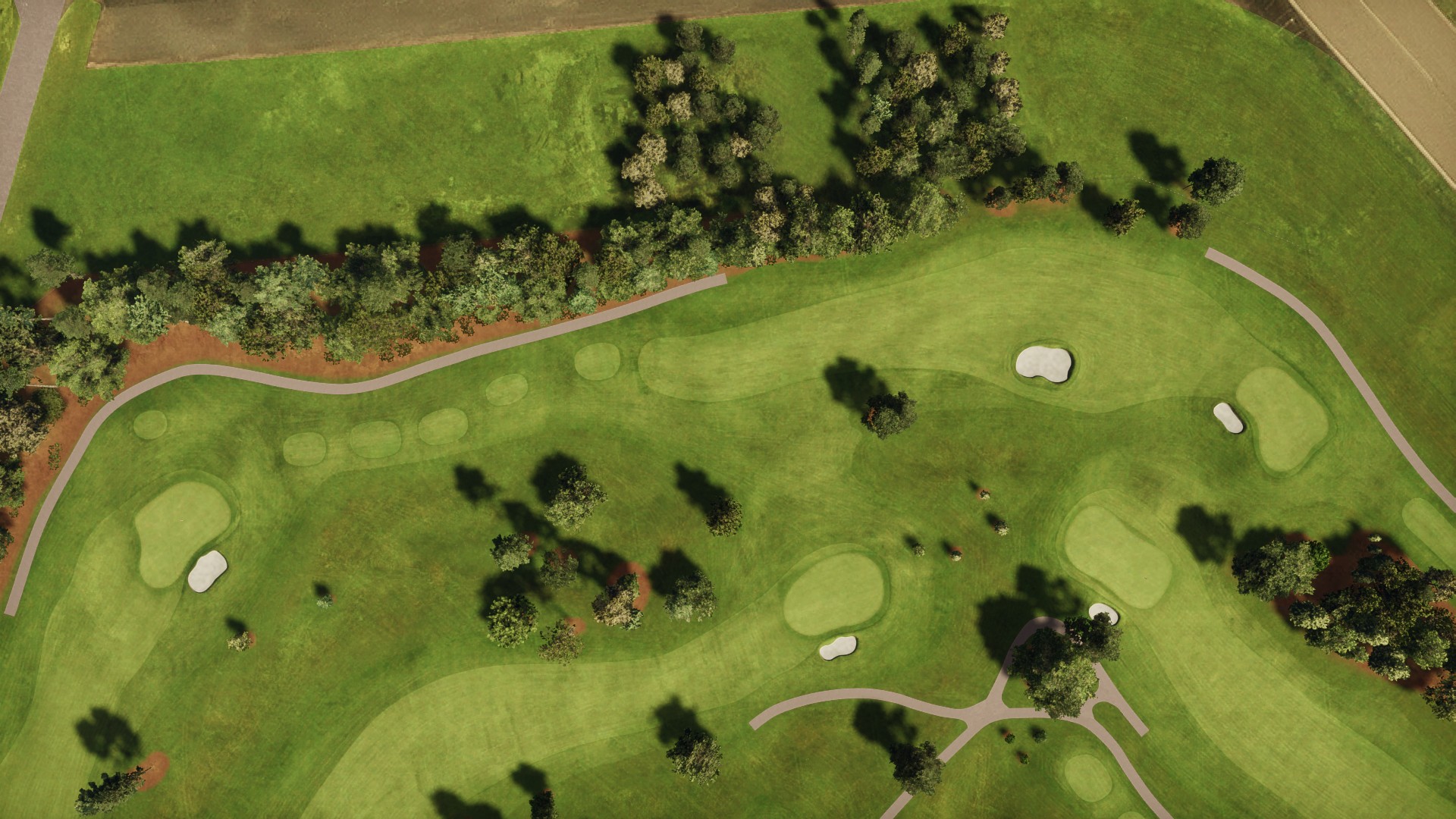 Hole 2 at Augusta Municipal -The Patch