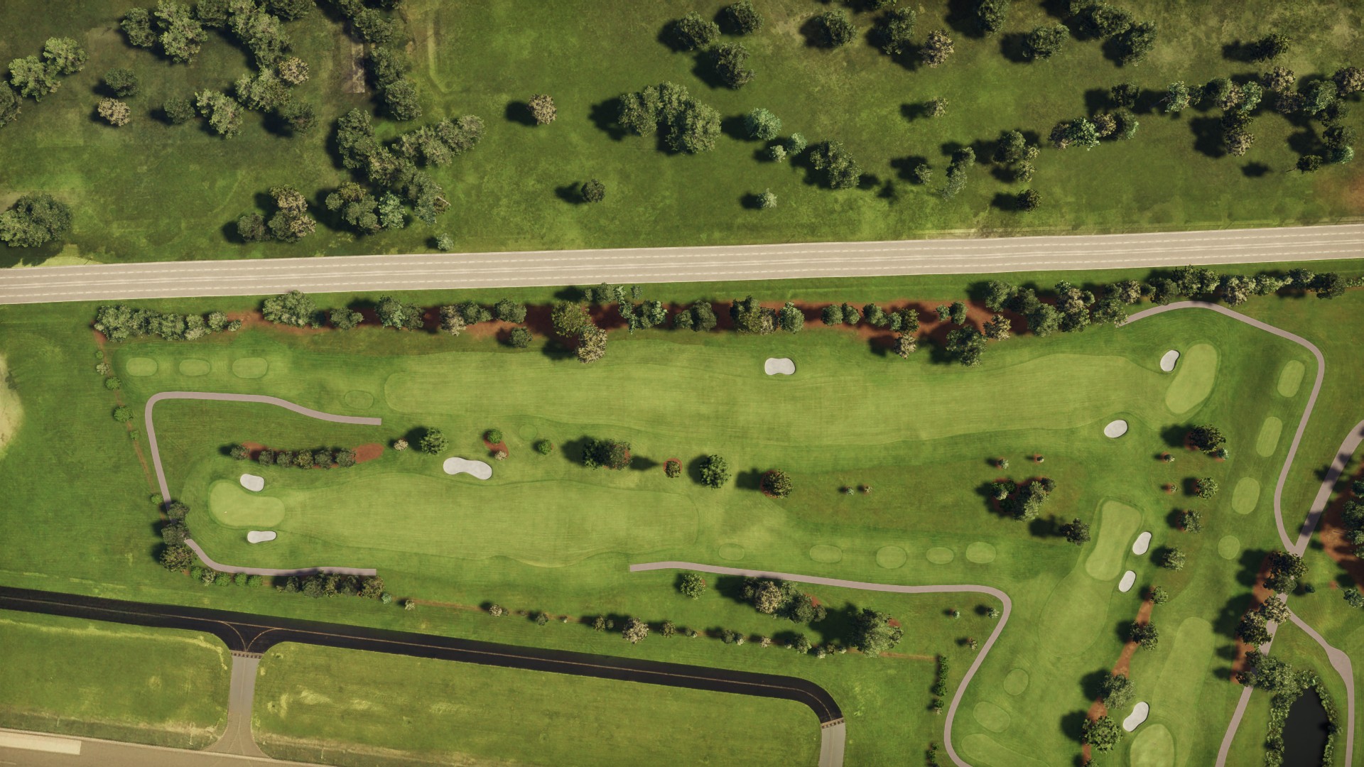 Hole 6 at Augusta Municipal -The Patch