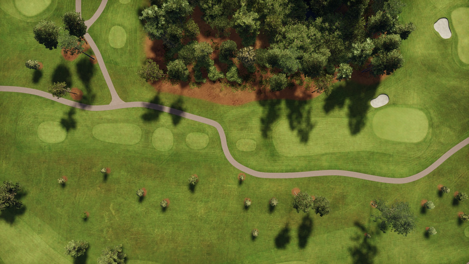 Hole 9 at Augusta Municipal -The Patch