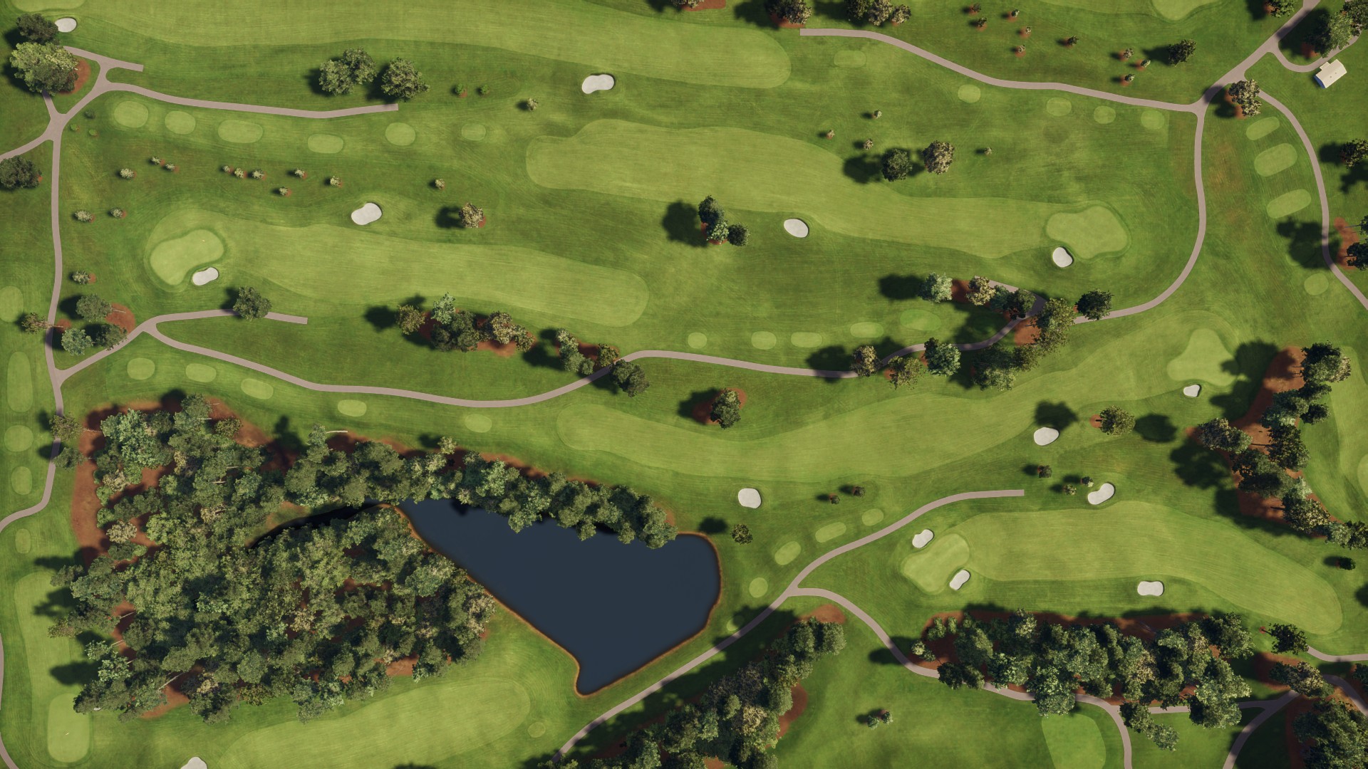 Hole 13 at Augusta Municipal -The Patch