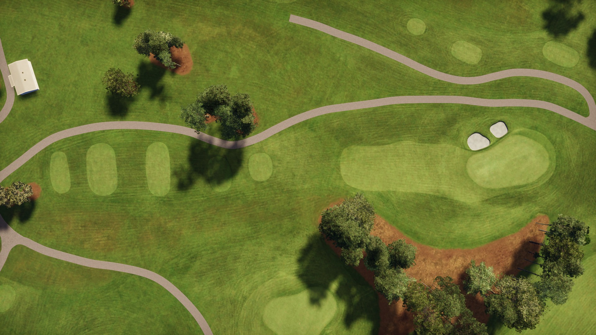 Hole 14 at Augusta Municipal -The Patch