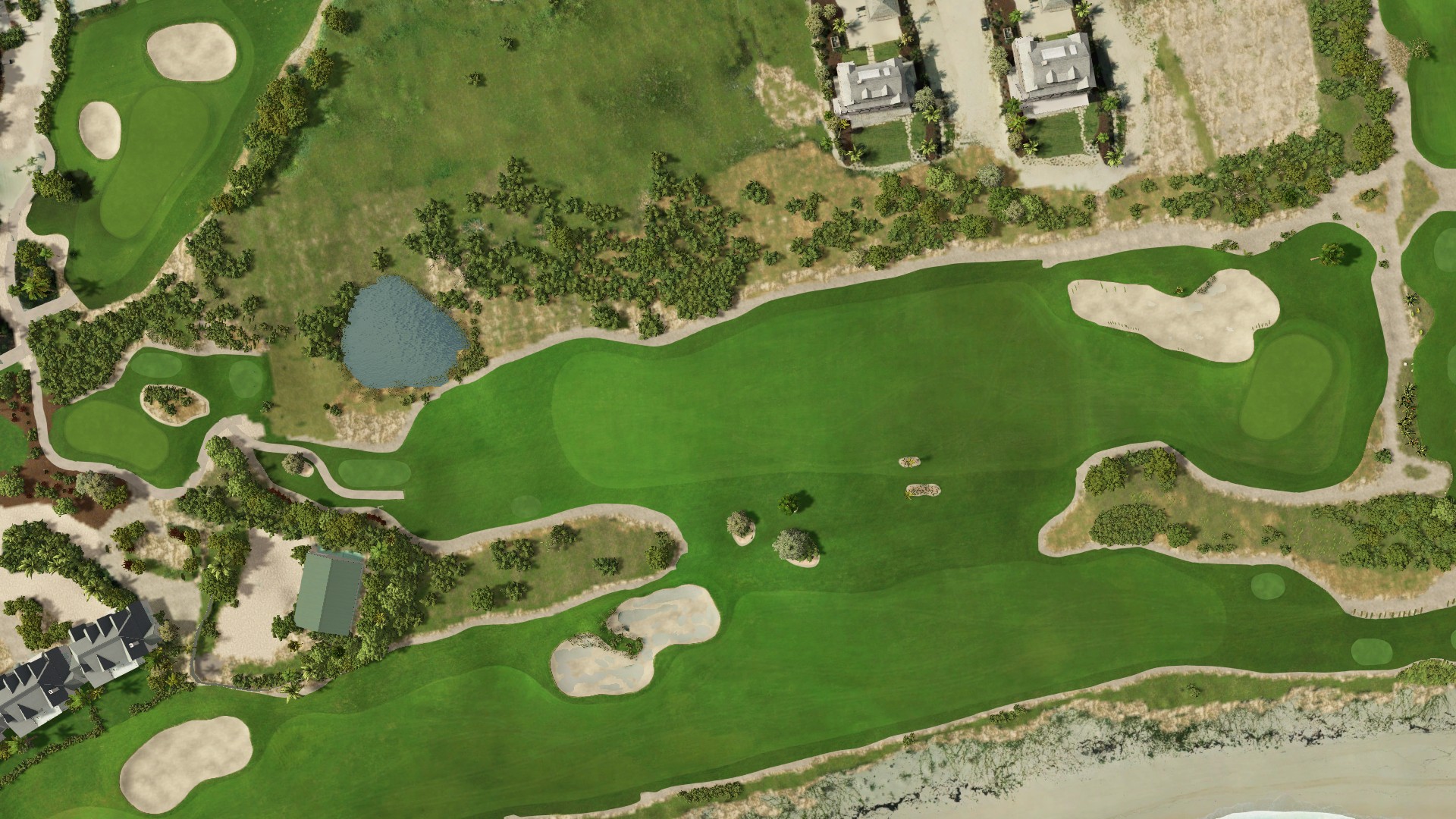 Hole 1 at Bakers Bay Golf & Ocean Club