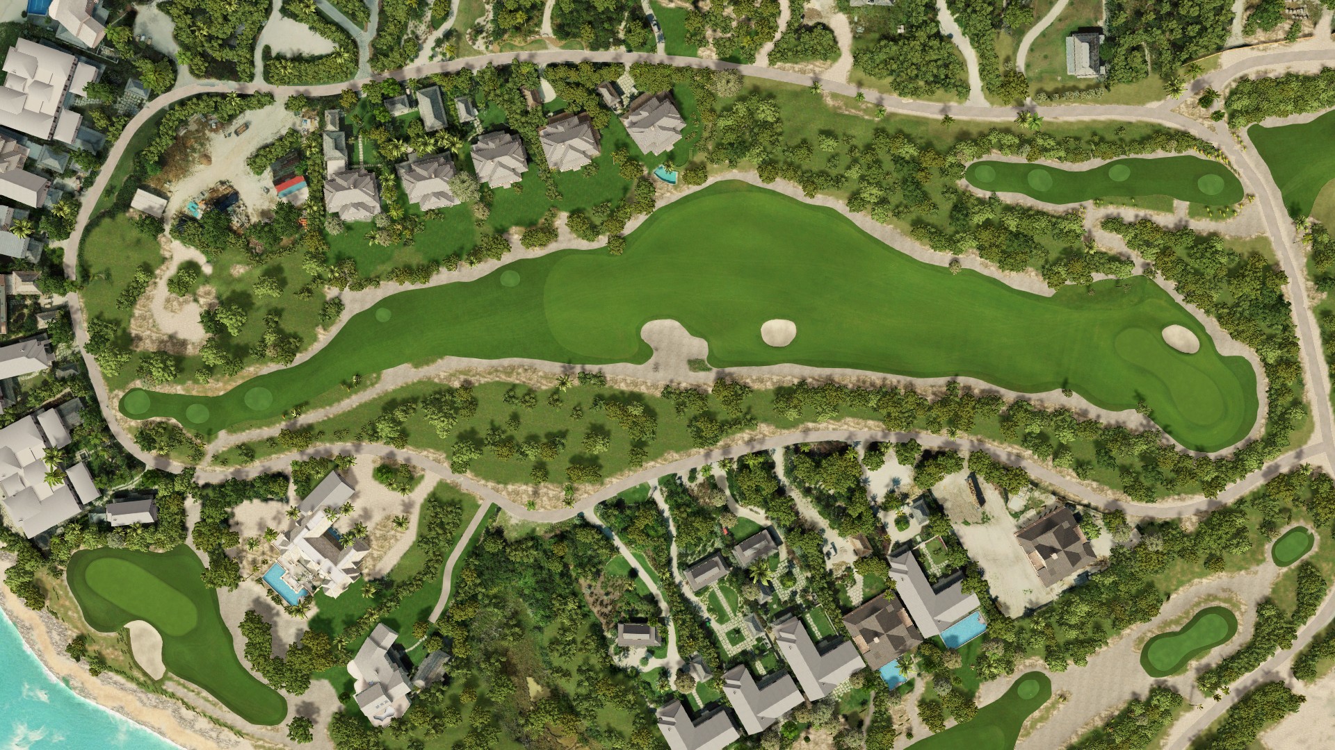 Hole 10 at Bakers Bay Golf & Ocean Club