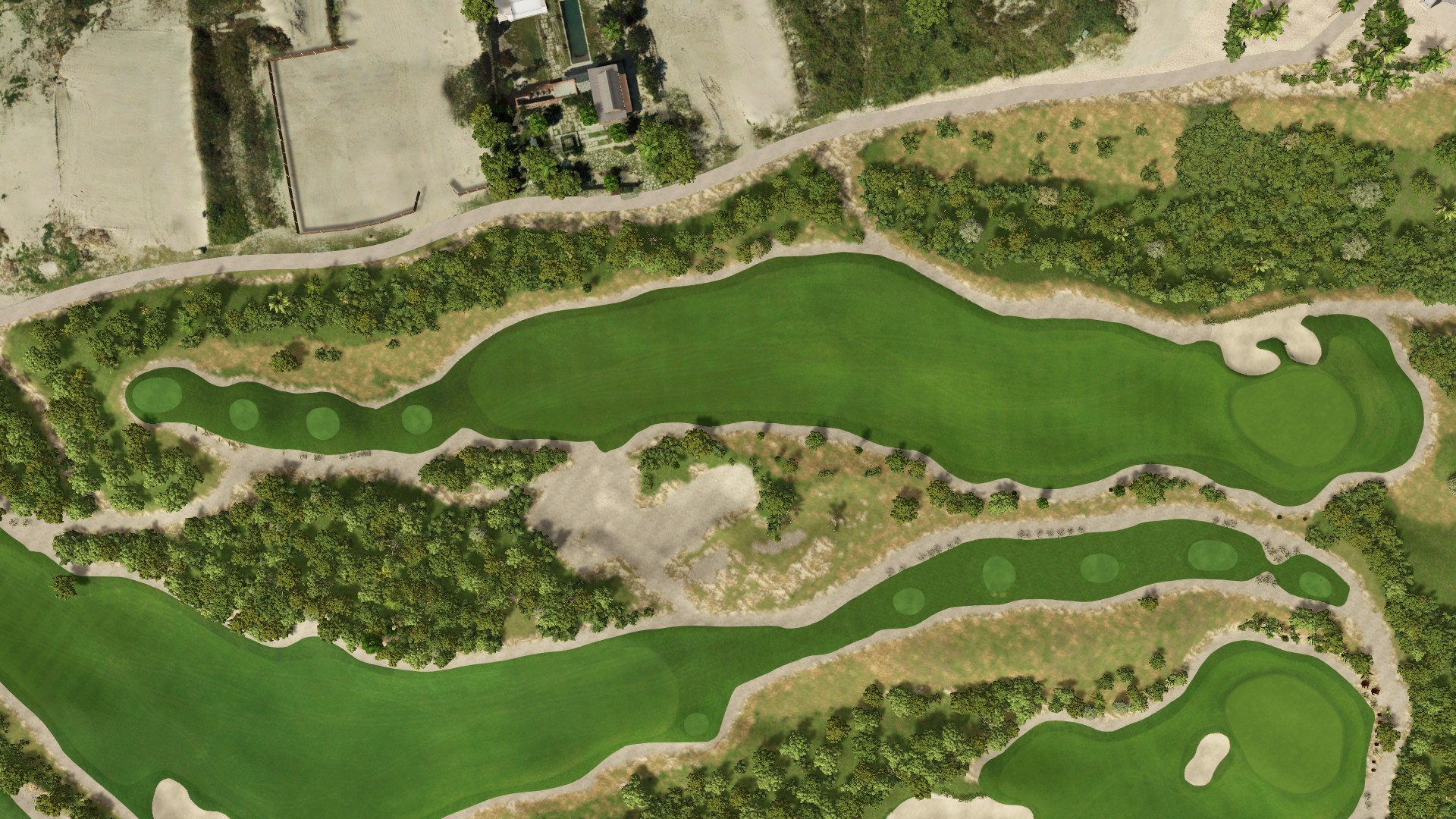 Hole 14 at Bakers Bay Golf & Ocean Club