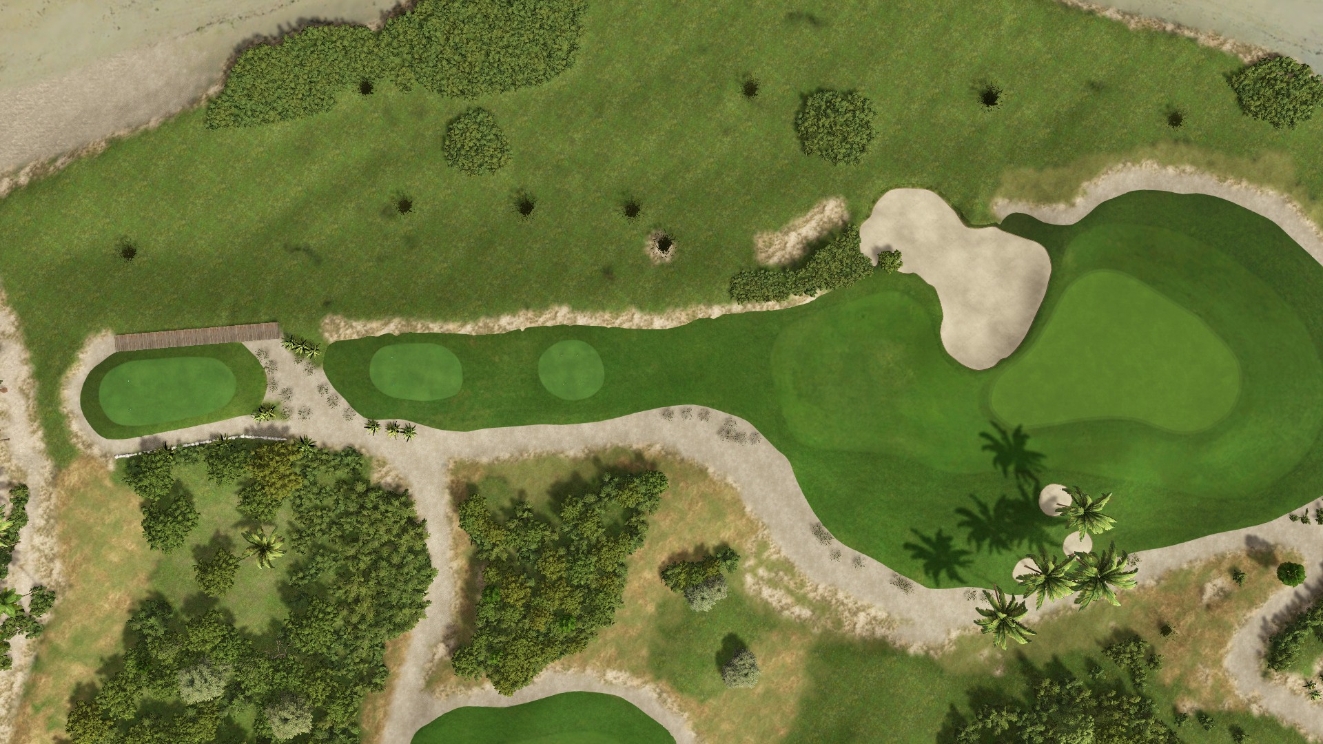 Hole 15 at Bakers Bay Golf & Ocean Club