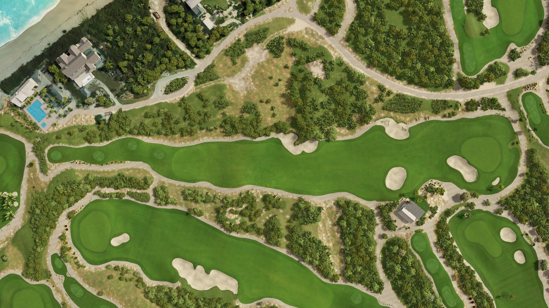 Hole 16 at Bakers Bay Golf & Ocean Club