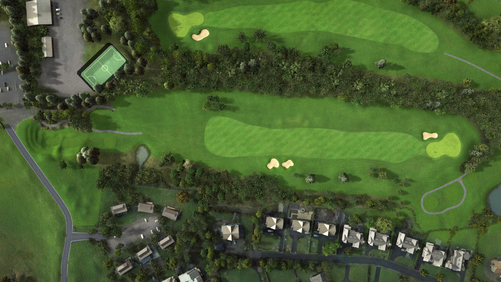 Hole 1 at Ballyneety