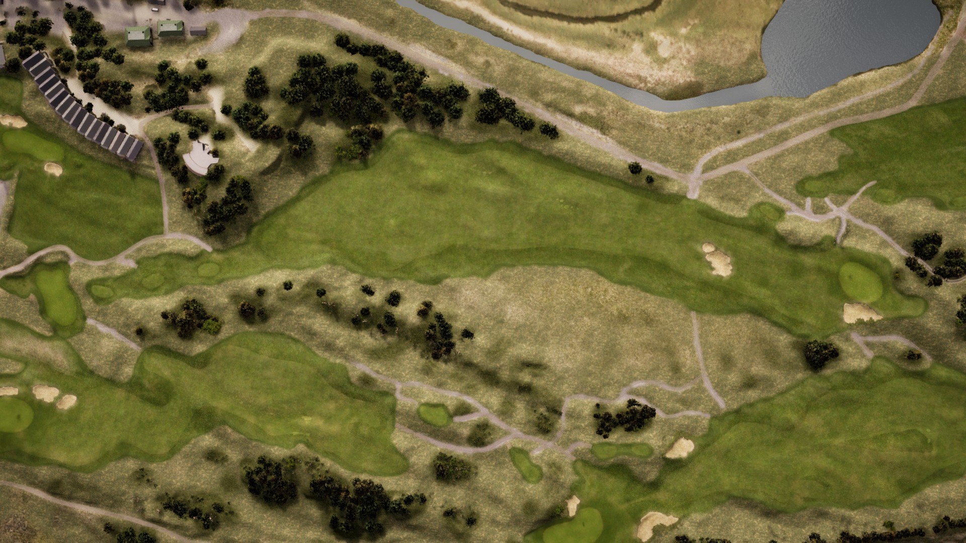 Hole 1 at Barnbougle Dunes