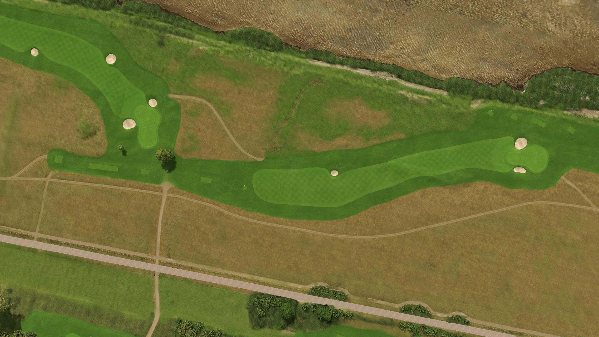Hole 10 at Barsebäck Golf & Country Club Ocean