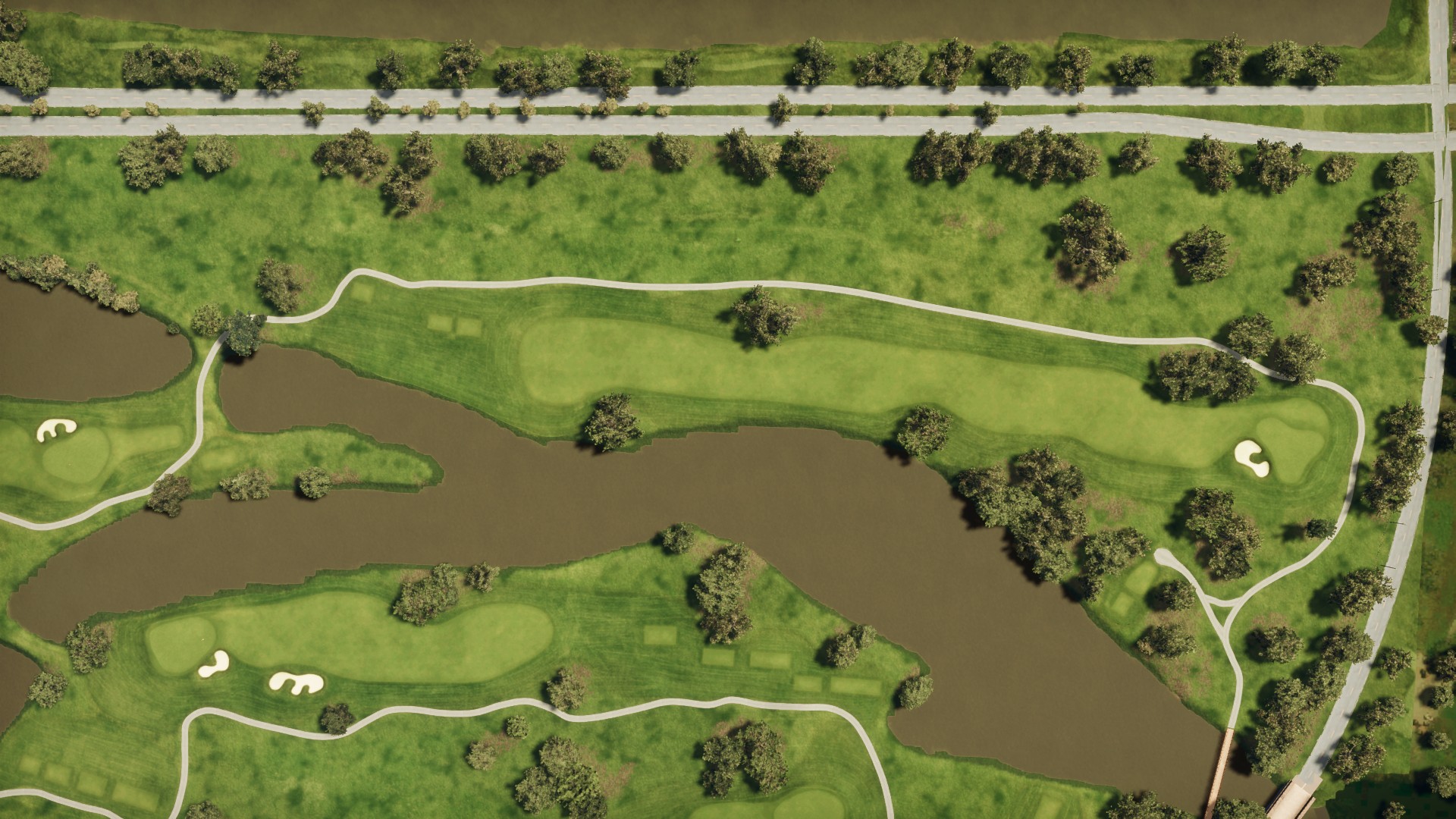 Hole 3 at Bayou Oaks South