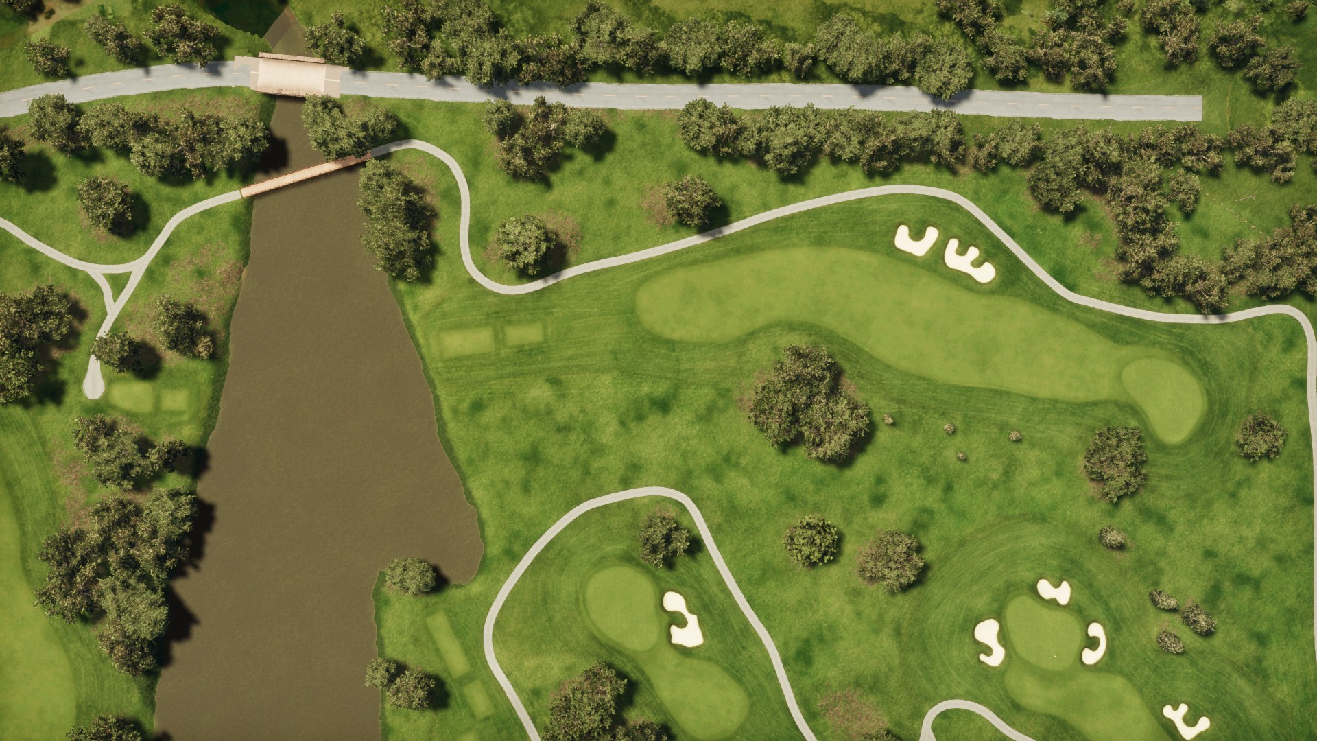 Hole 4 at Bayou Oaks South