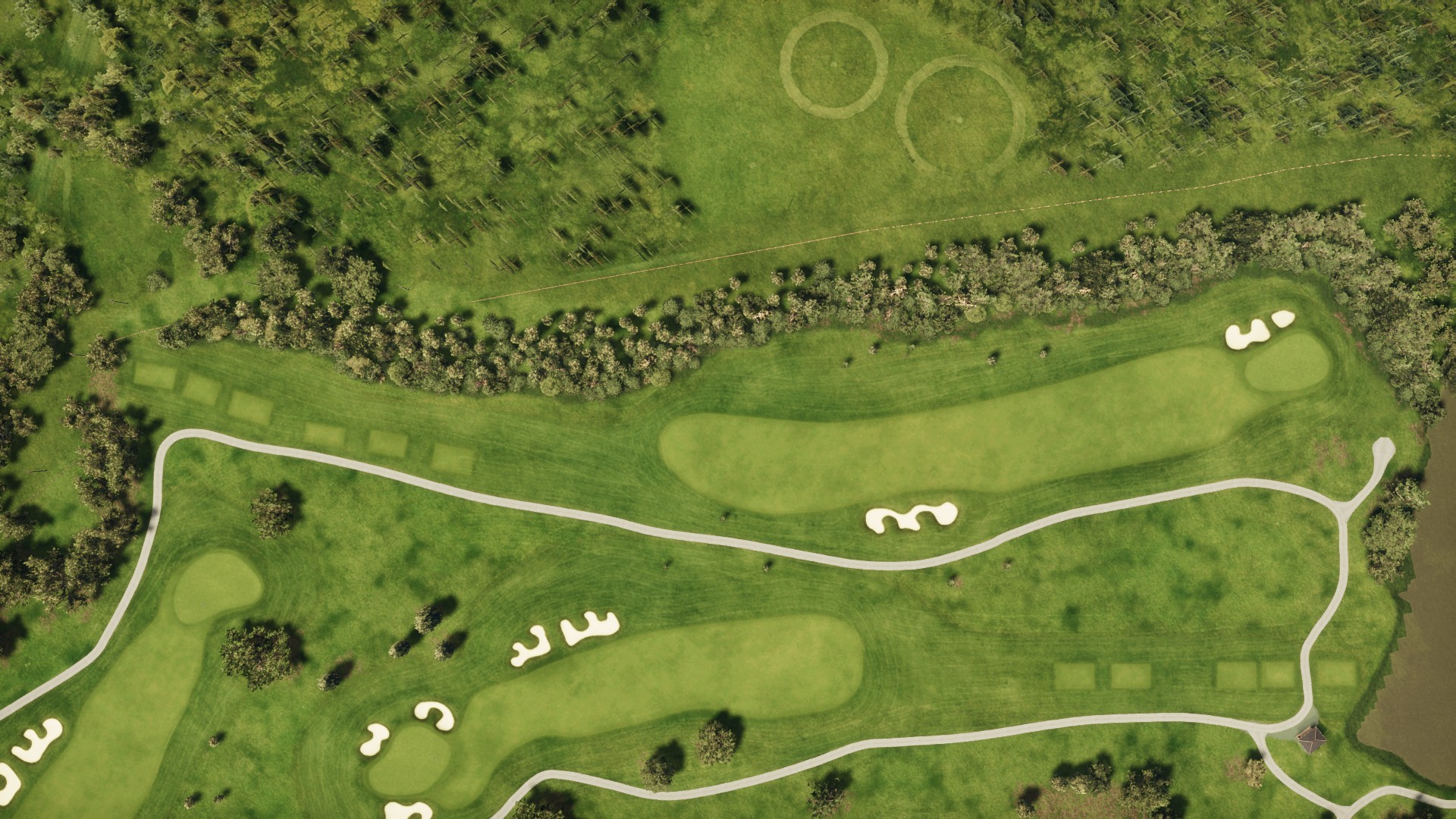 Hole 5 at Bayou Oaks South