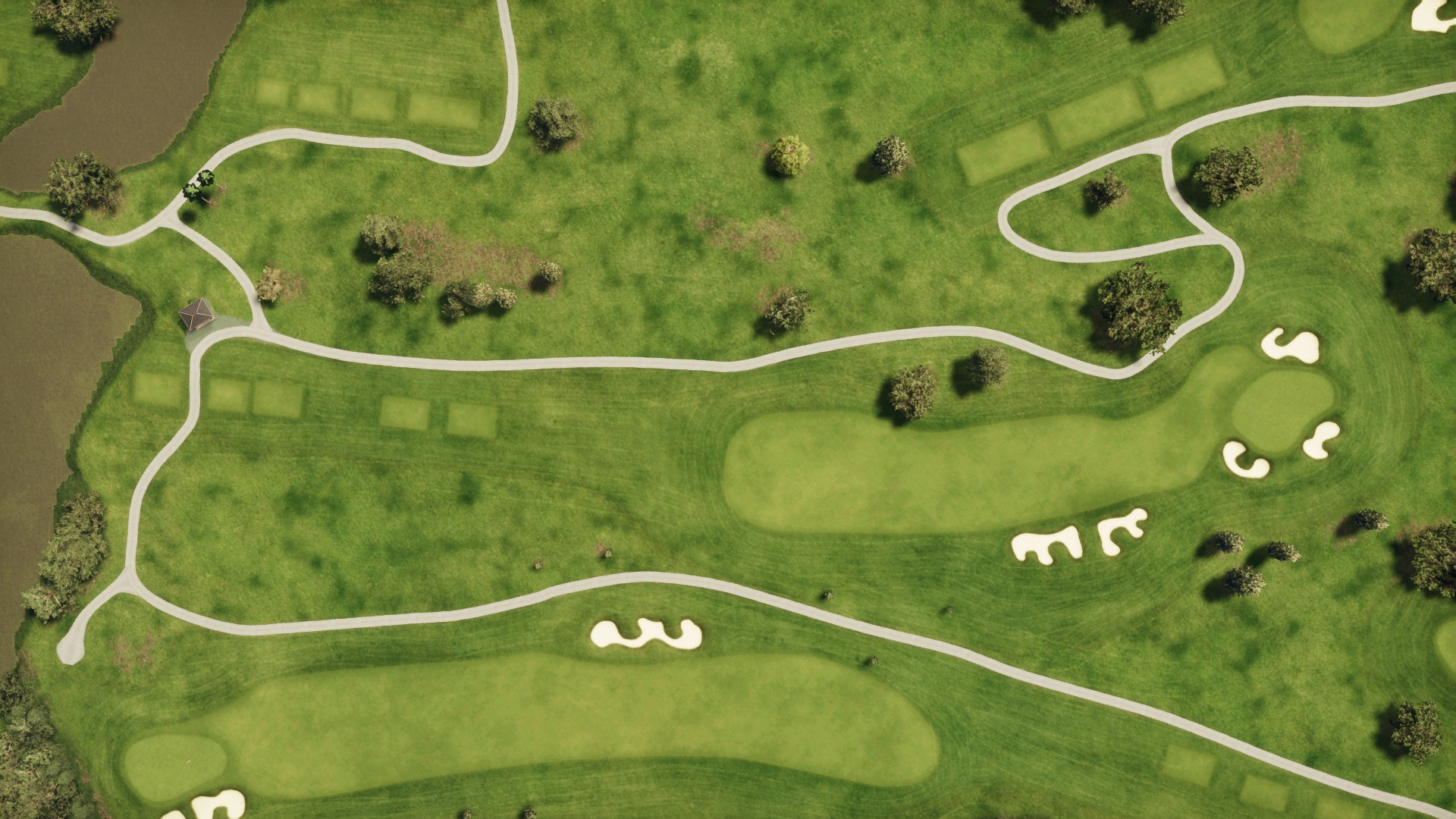 Hole 6 at Bayou Oaks South