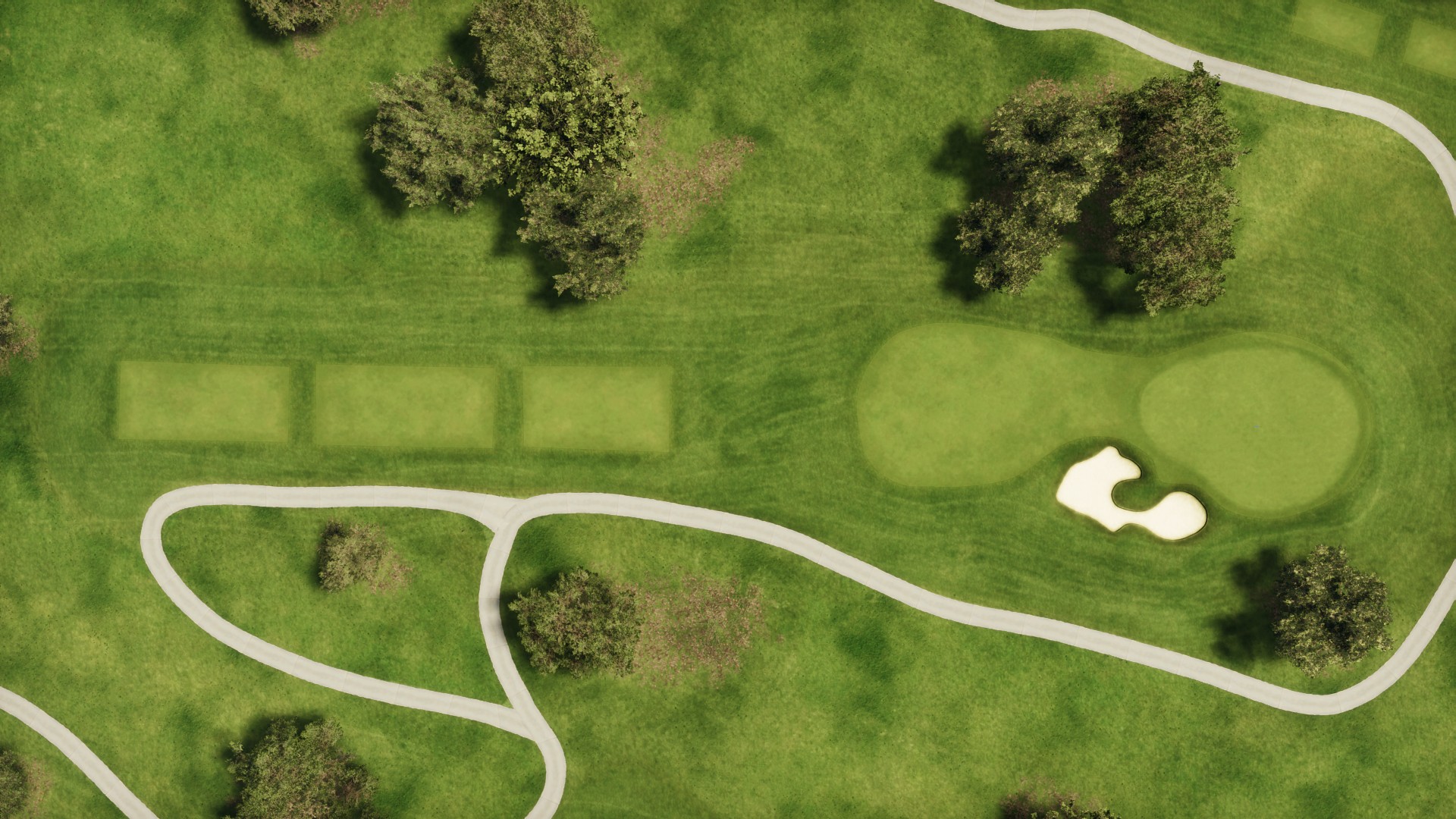 Hole 7 at Bayou Oaks South