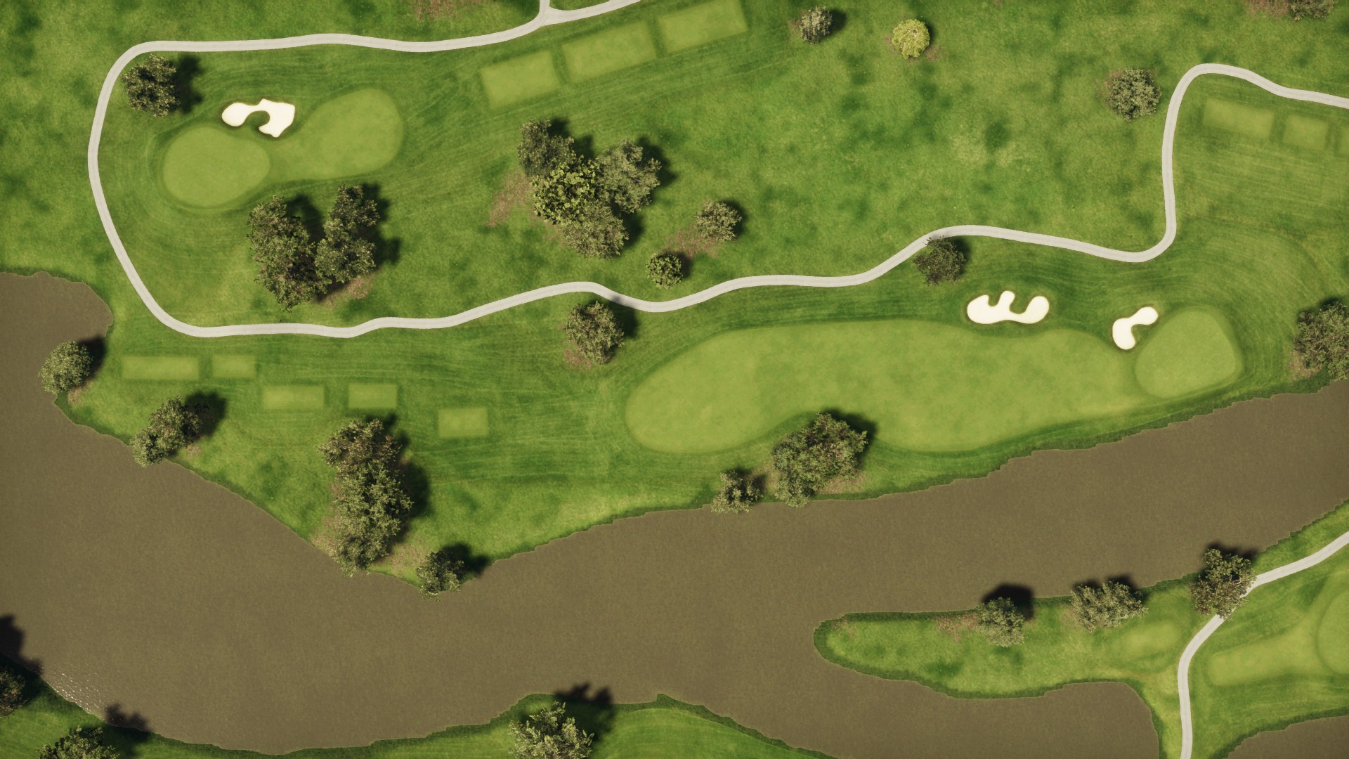 Hole 8 at Bayou Oaks South
