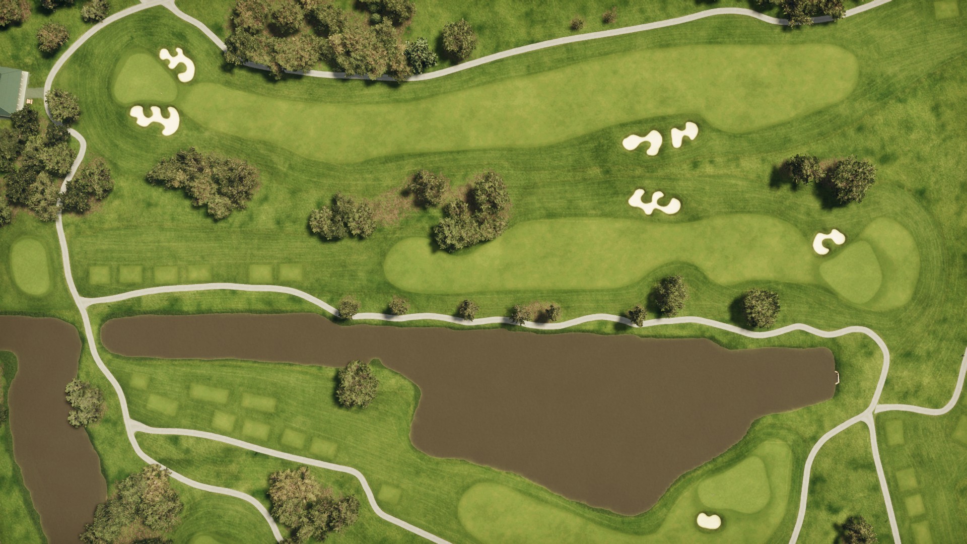 Hole 10 at Bayou Oaks South