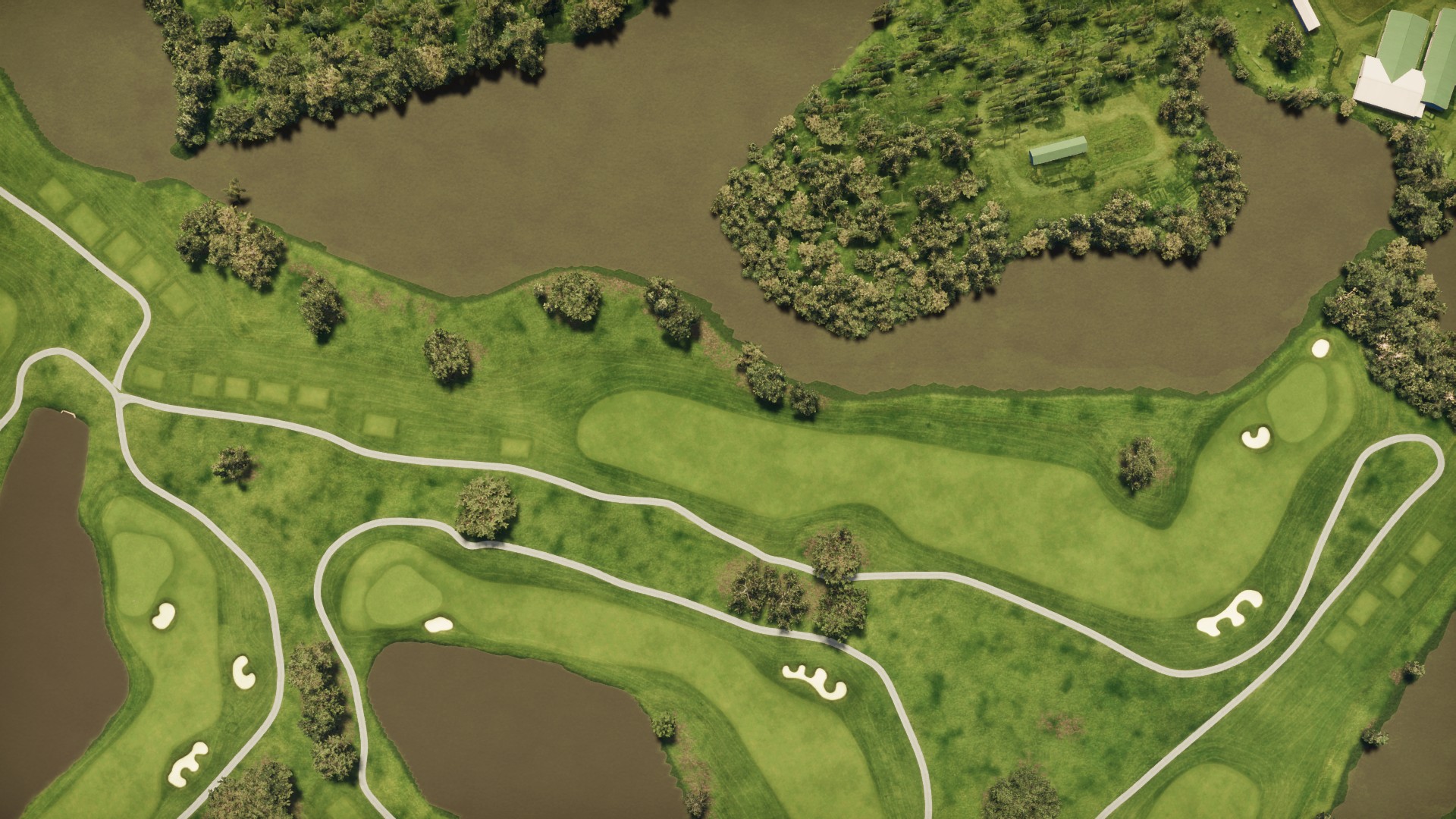 Hole 11 at Bayou Oaks South