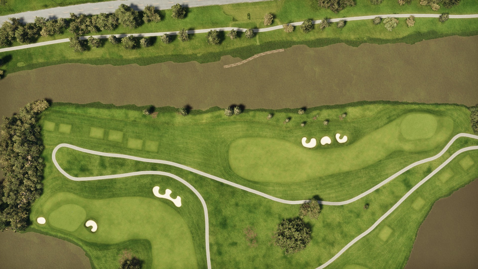 Hole 12 at Bayou Oaks South