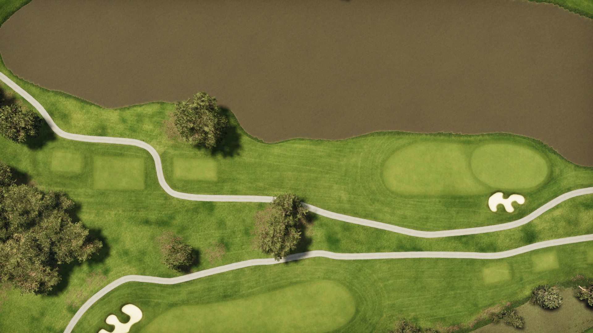 Hole 14 at Bayou Oaks South