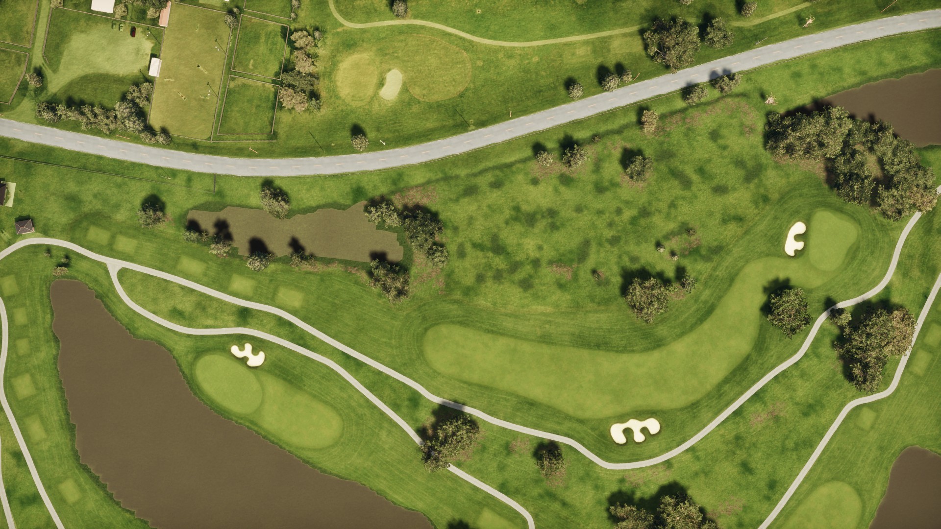 Hole 15 at Bayou Oaks South