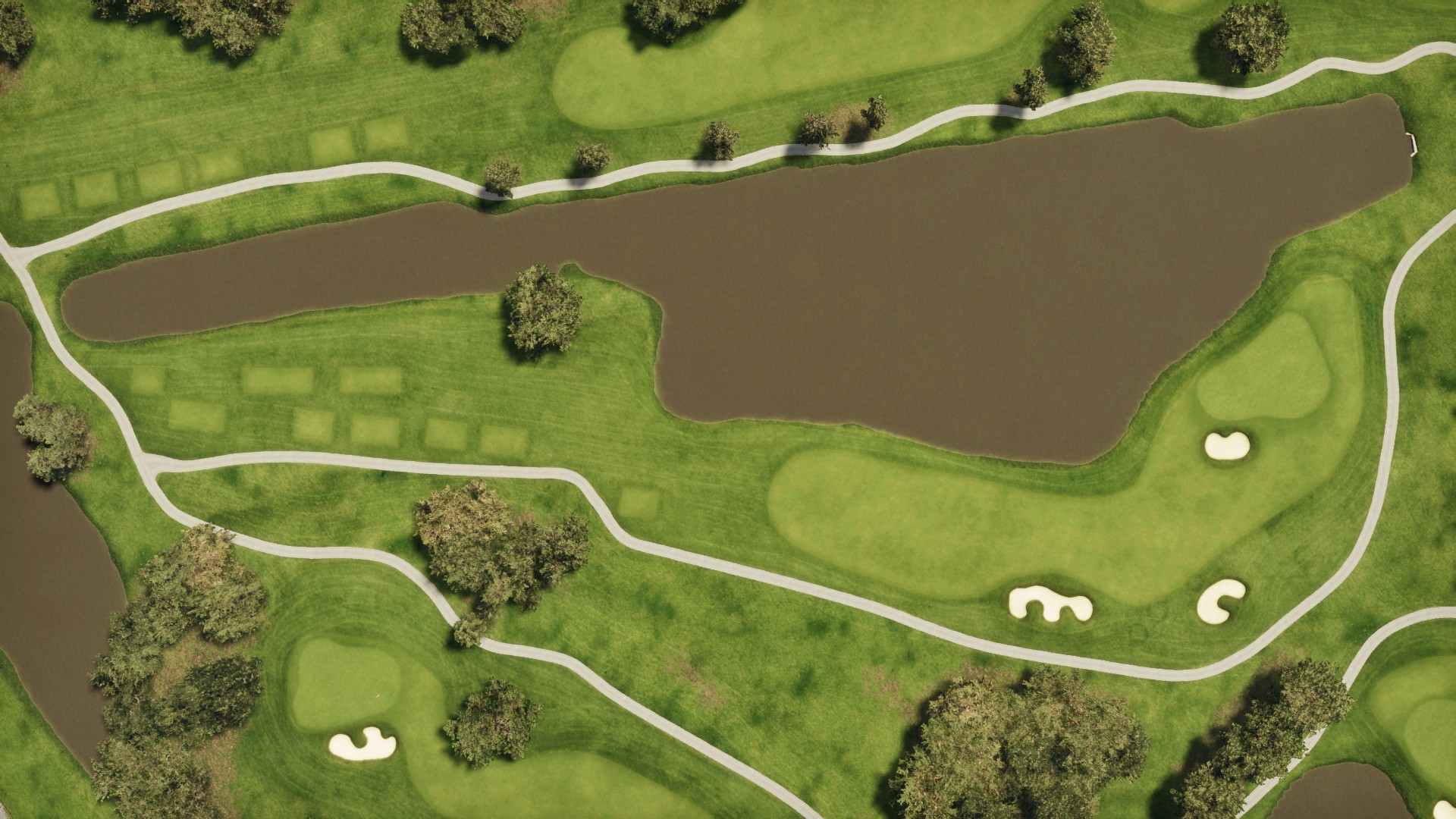 Hole 16 at Bayou Oaks South