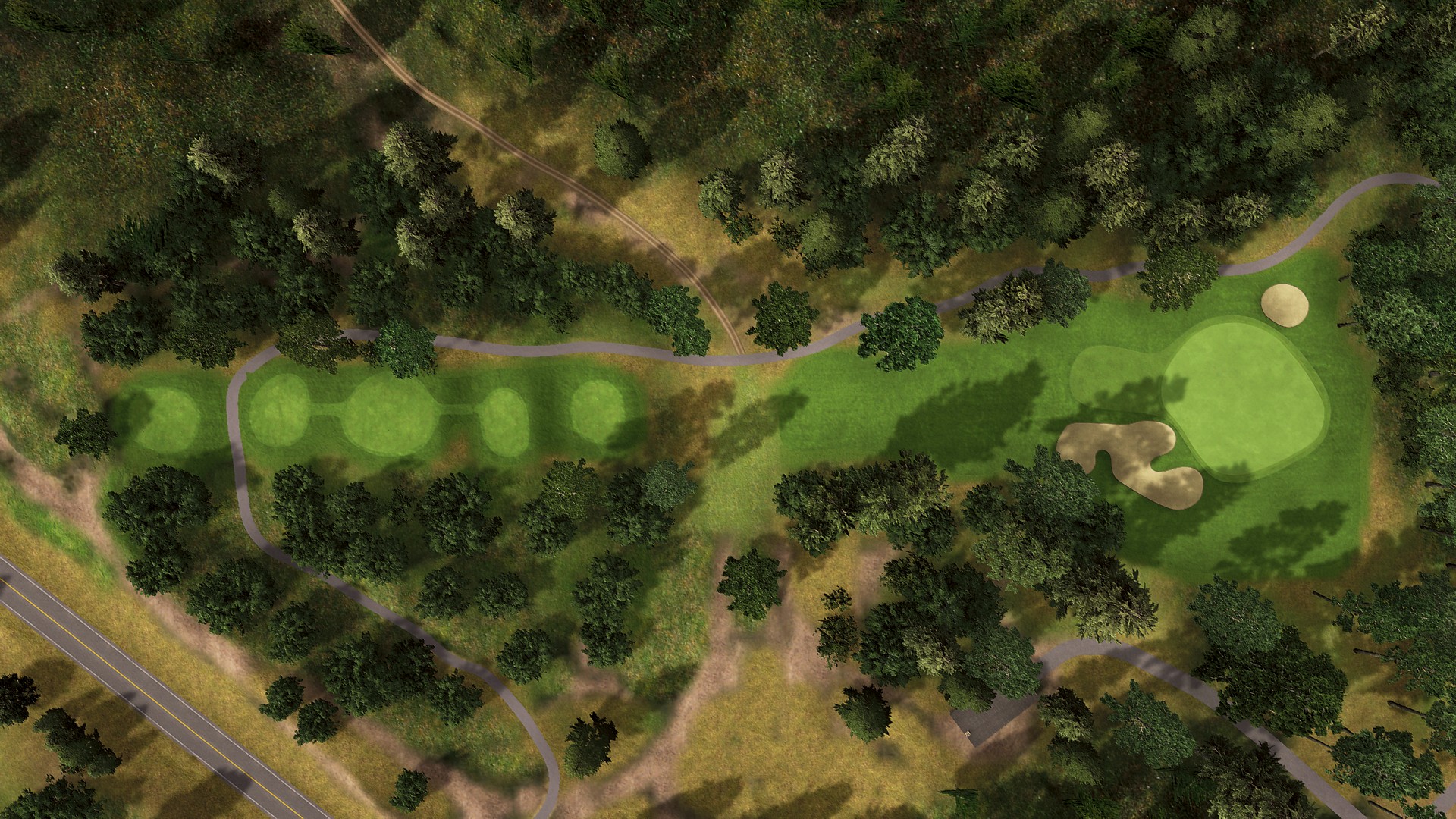 Hole 2 at Bear Dance, The Golf Club