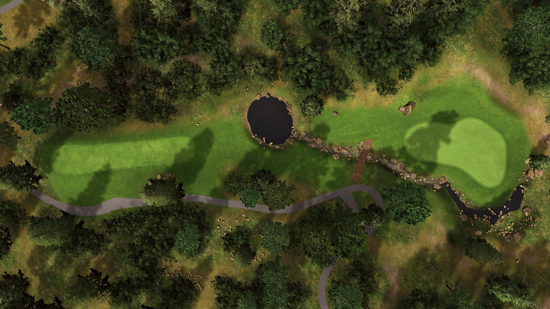 Hole 17 at Bear Dance, The Golf Club