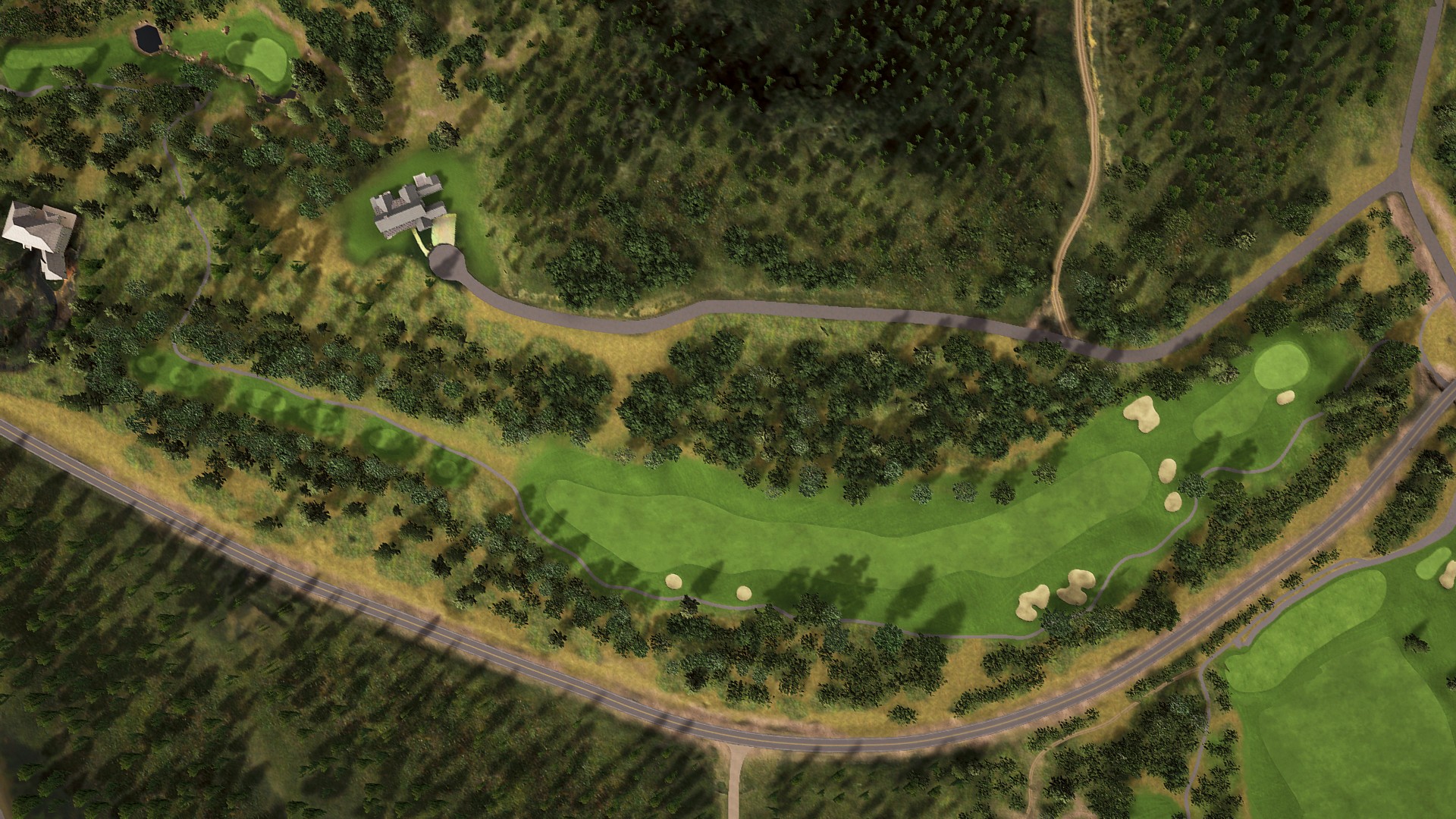 Hole 18 at Bear Dance, The Golf Club