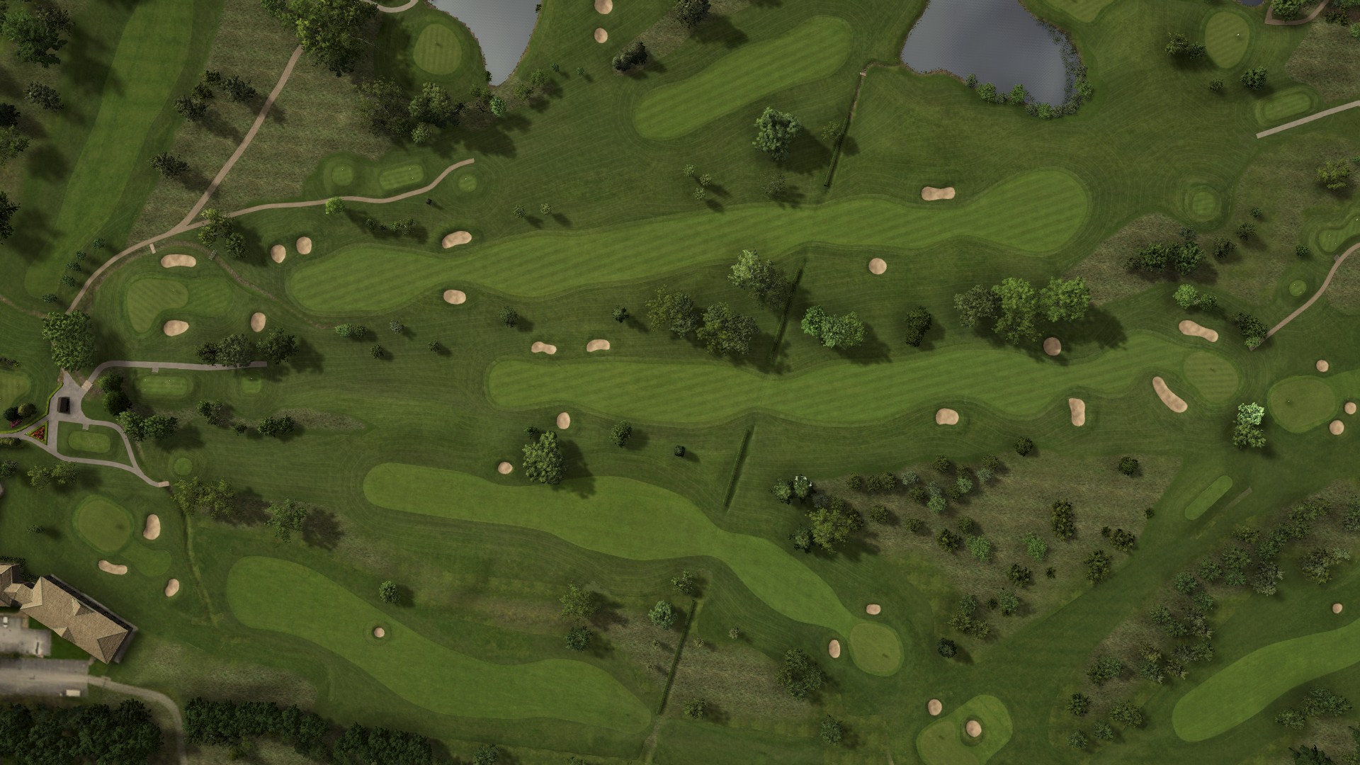 Hole 1 at Belton Woods Resort - Lakes Course