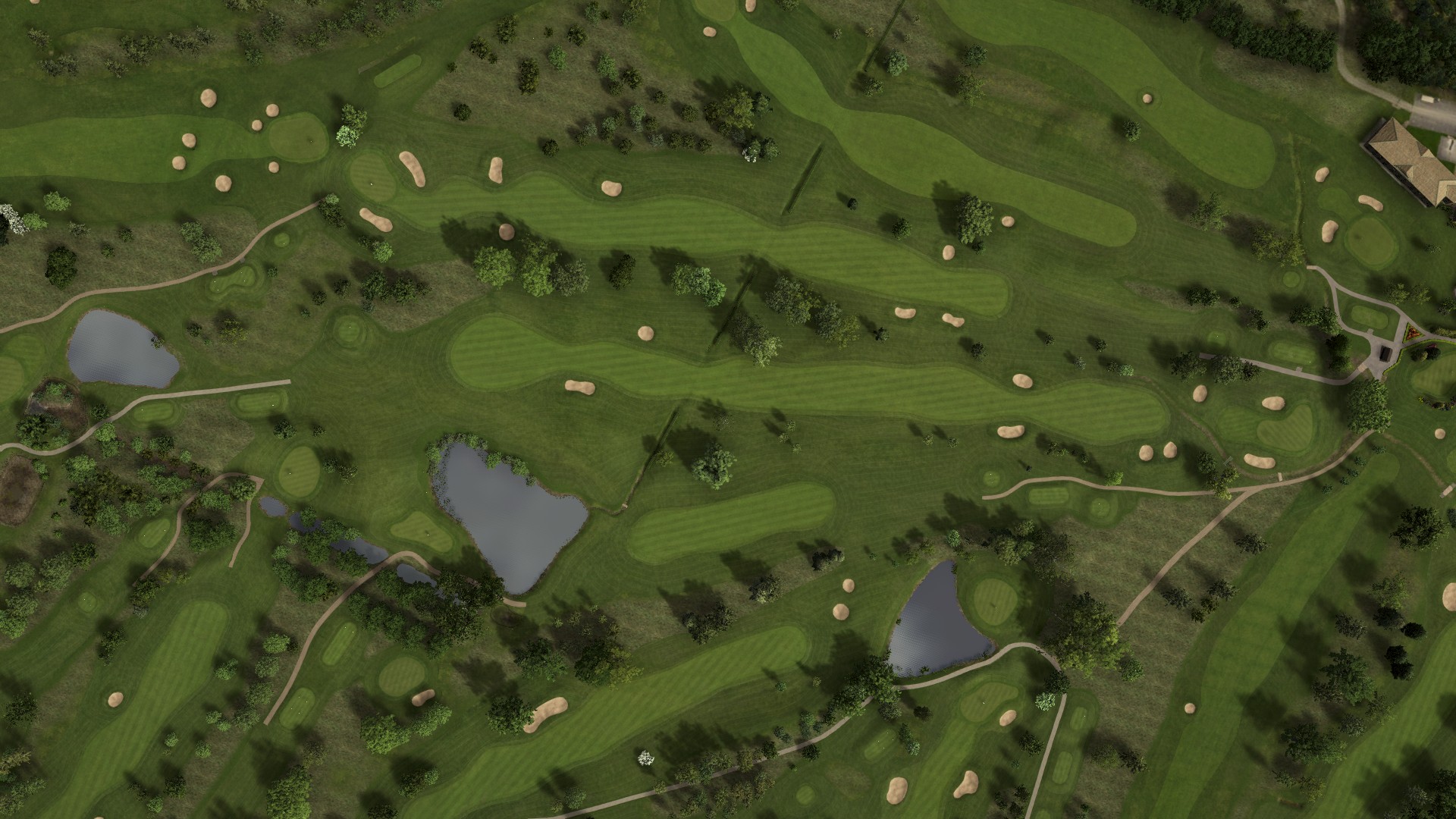 Hole 9 at Belton Woods Resort - Lakes Course