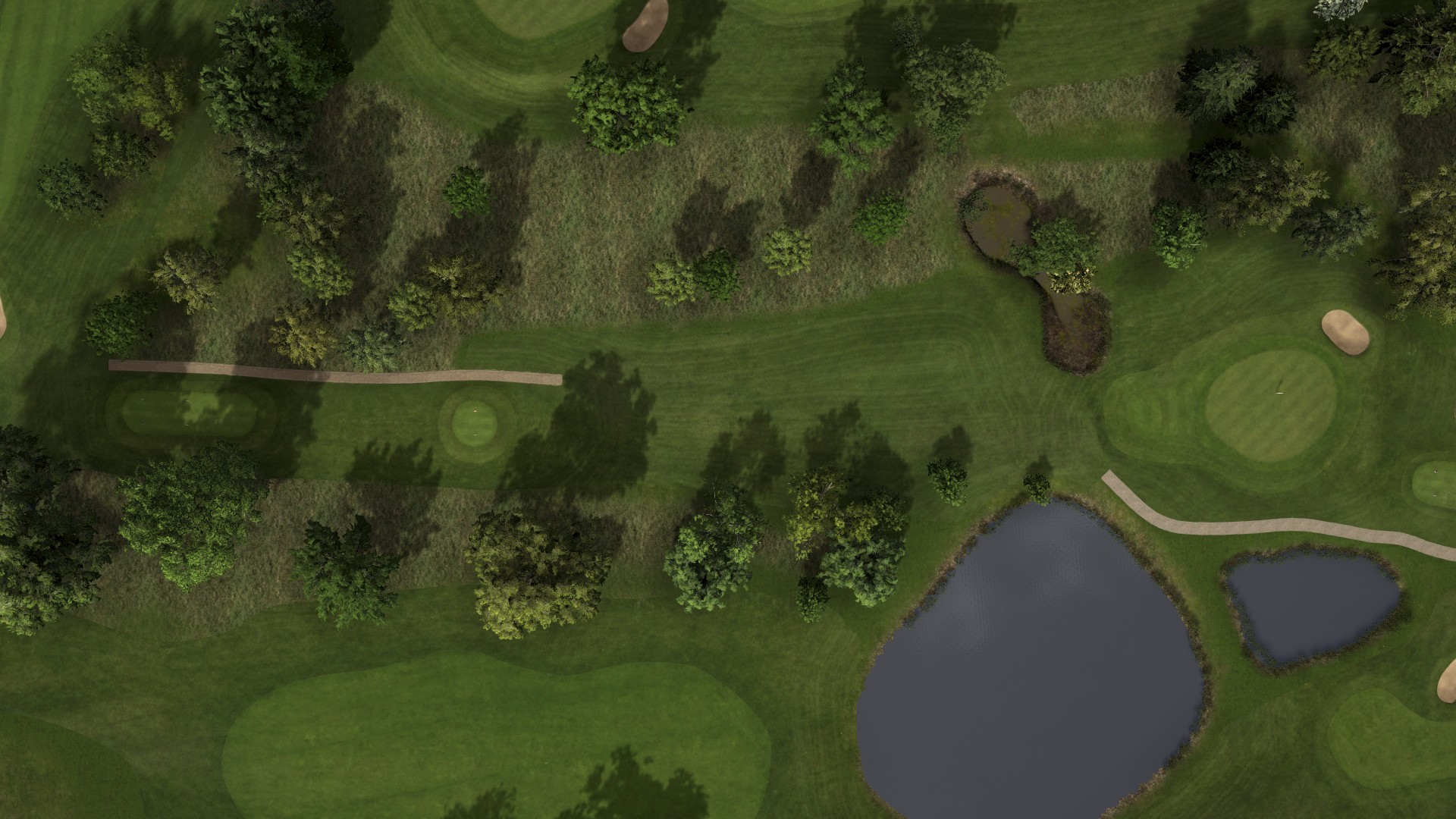 Hole 17 at Belton Woods Resort - Lakes Course
