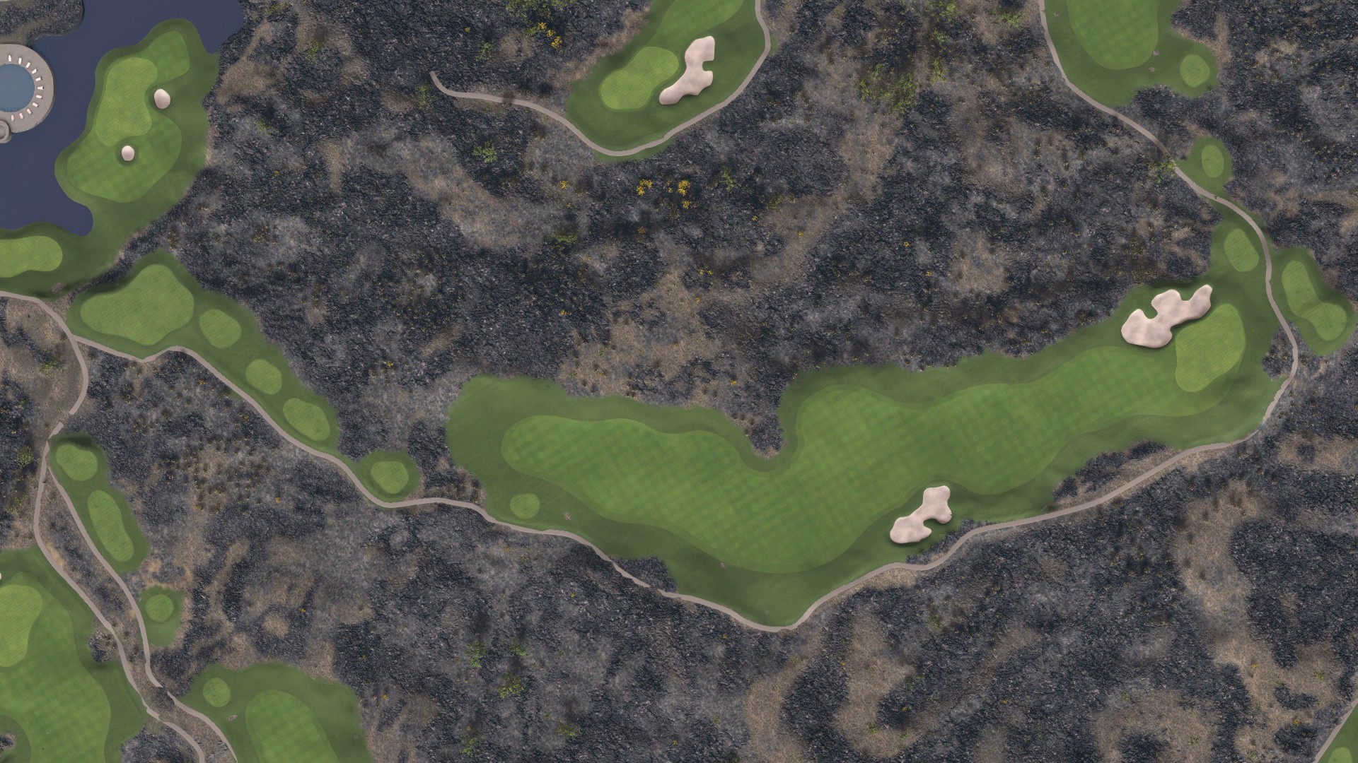 Hole 1 at Black Desert Resort