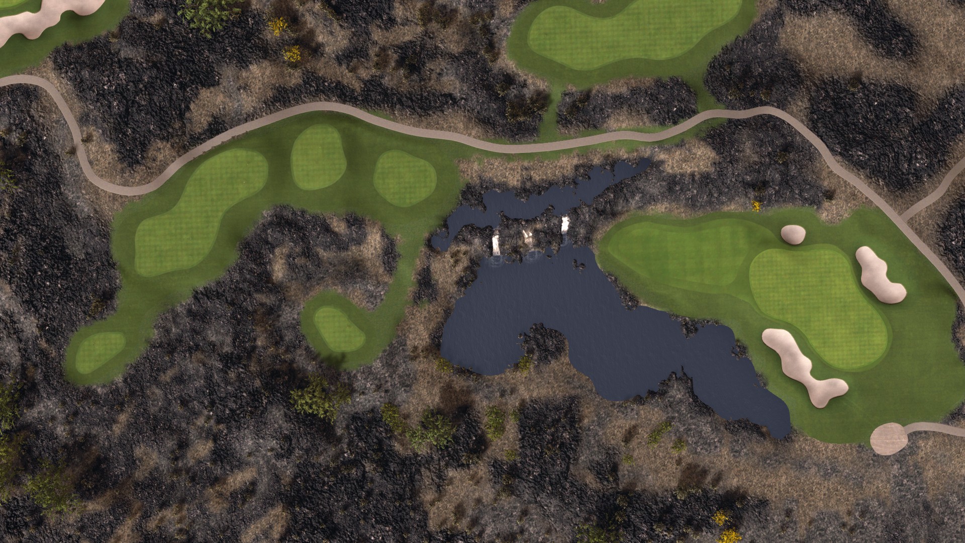 Hole 3 at Black Desert Resort